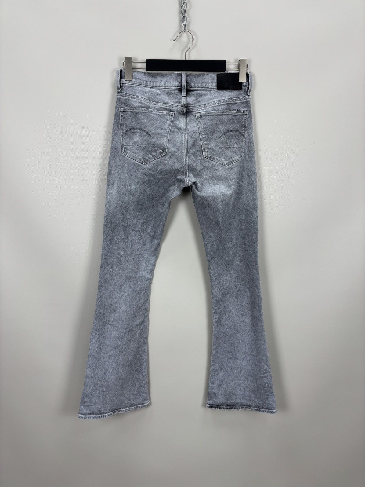 G-Star Womens flared jeans G Star Raw Size 27 Color Gray Size 25" / US 0 / IT 36 - 6 Thumbnail