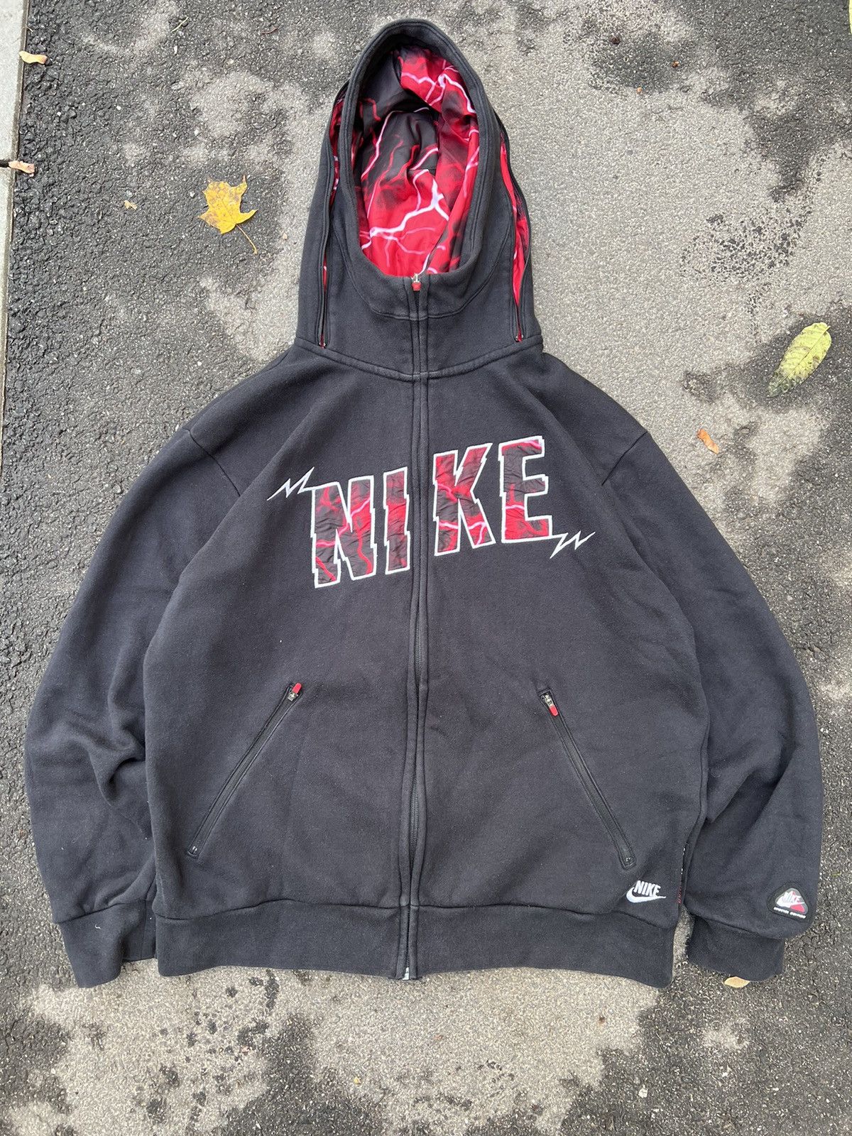 Nike Vintage Nike Spellout Zip Up Hoodie big centr logo y2k Size US M / EU 48-50 / 2 - 5 Thumbnail