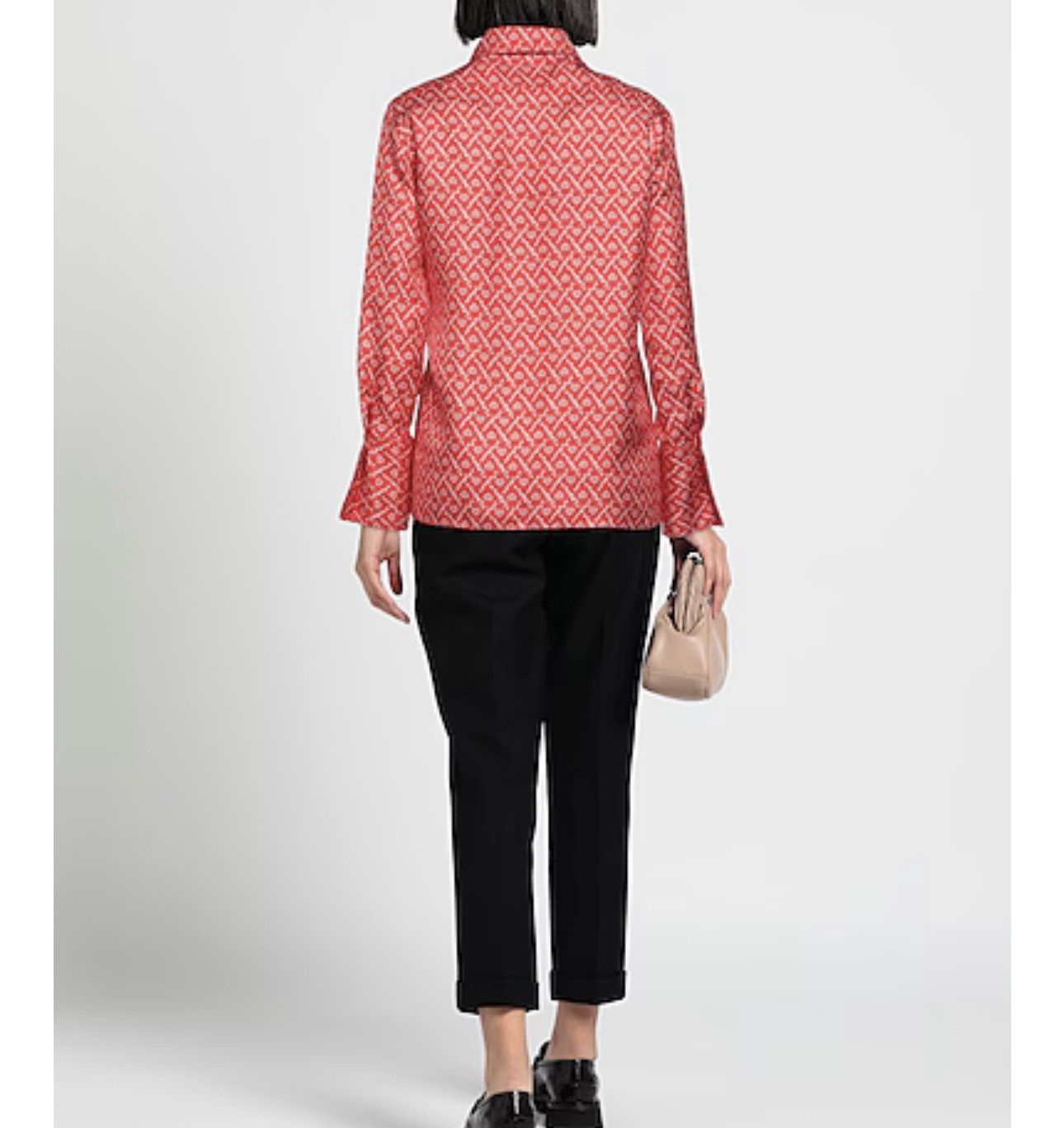 Designer × Sandro Sandro 100% silk oldmoney style blouse shirt Size M / US 6-8 / IT 42-44 - 3 Thumbnail