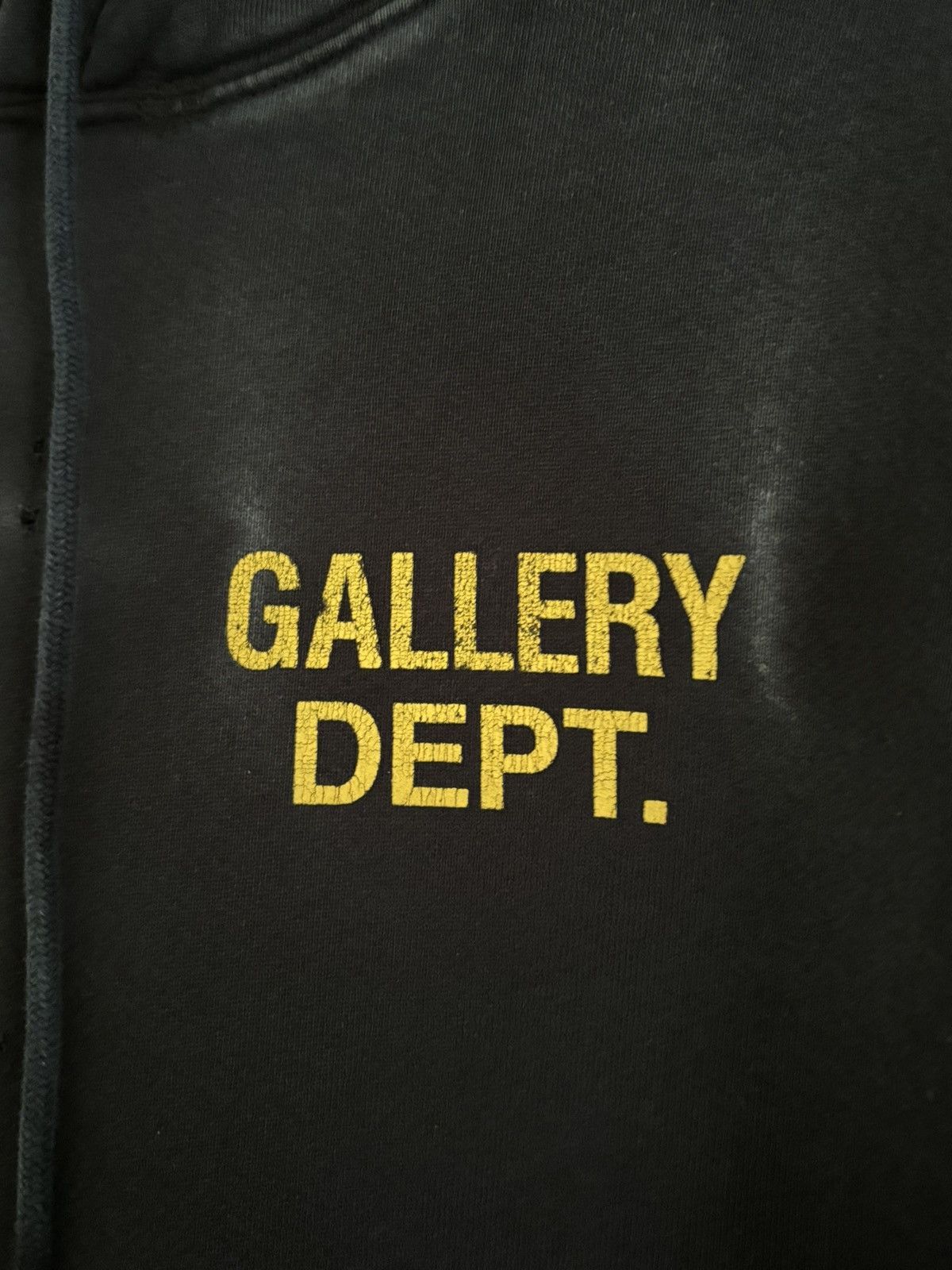 Gallery Dept. THRASHED - WASHED FADED LOGO HOODIE Size US M / EU 48-50 / 2 - 15 Thumbnail