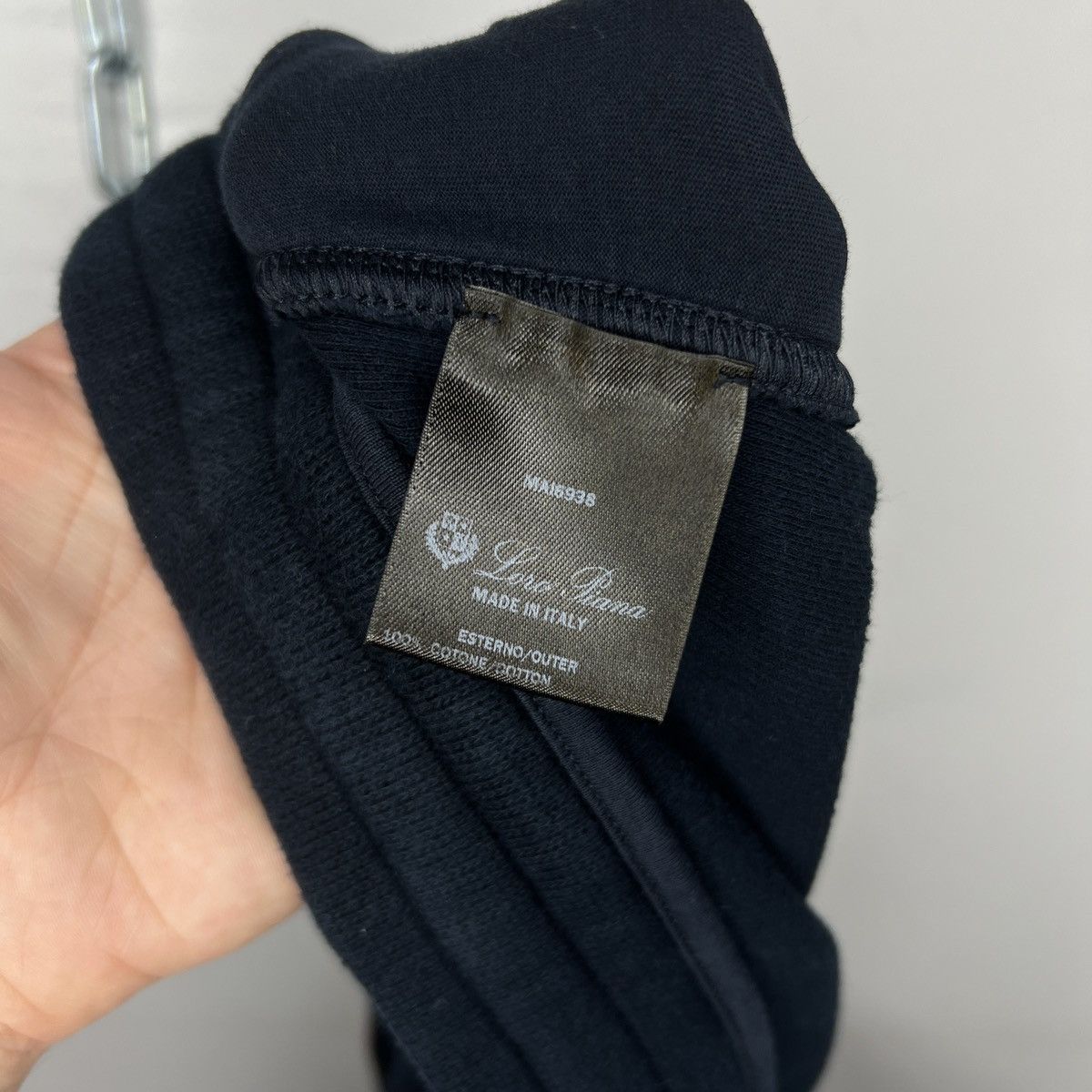 Loro Piana Loro Piana Horsey Cotton Navy Sweatpants Size US 36 / EU 52 - 10 Thumbnail