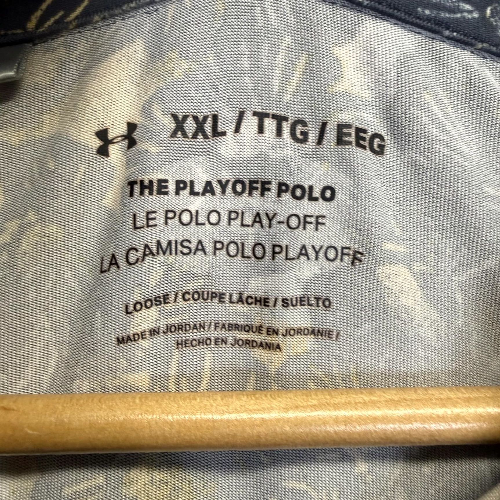 Under Armour Under Armour Polo Shirt Blue XXL The Playoff Performance Polo Shirt Men 2XL Loose Mens XXL Blue Polo Shirt Size US XXL / EU 58 / 5 - 2 Thumbnail