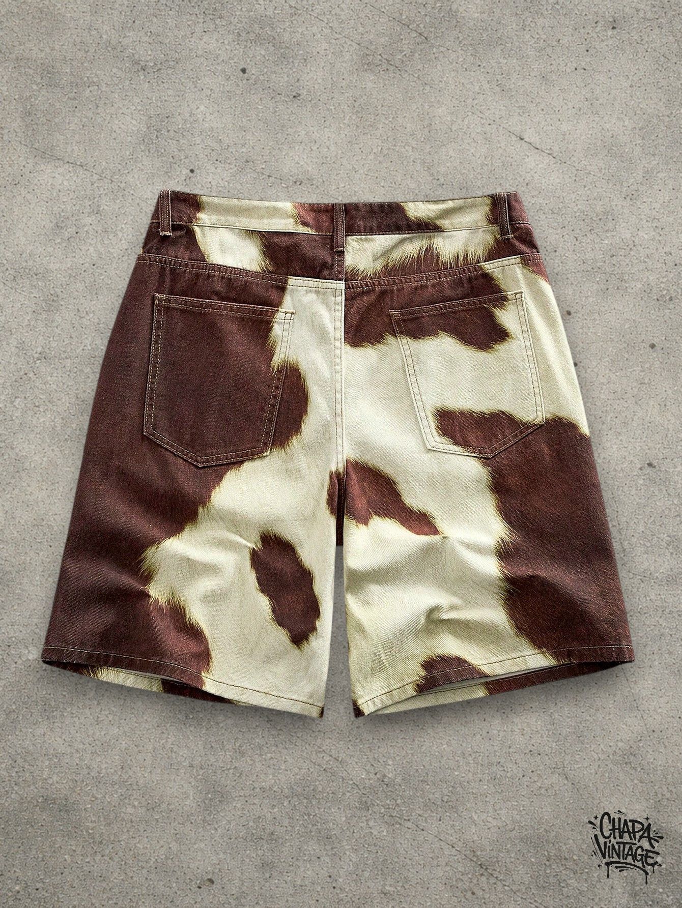 Japanese Brand Cow design shorts Size US 32 / EU 48 - 2 Thumbnail