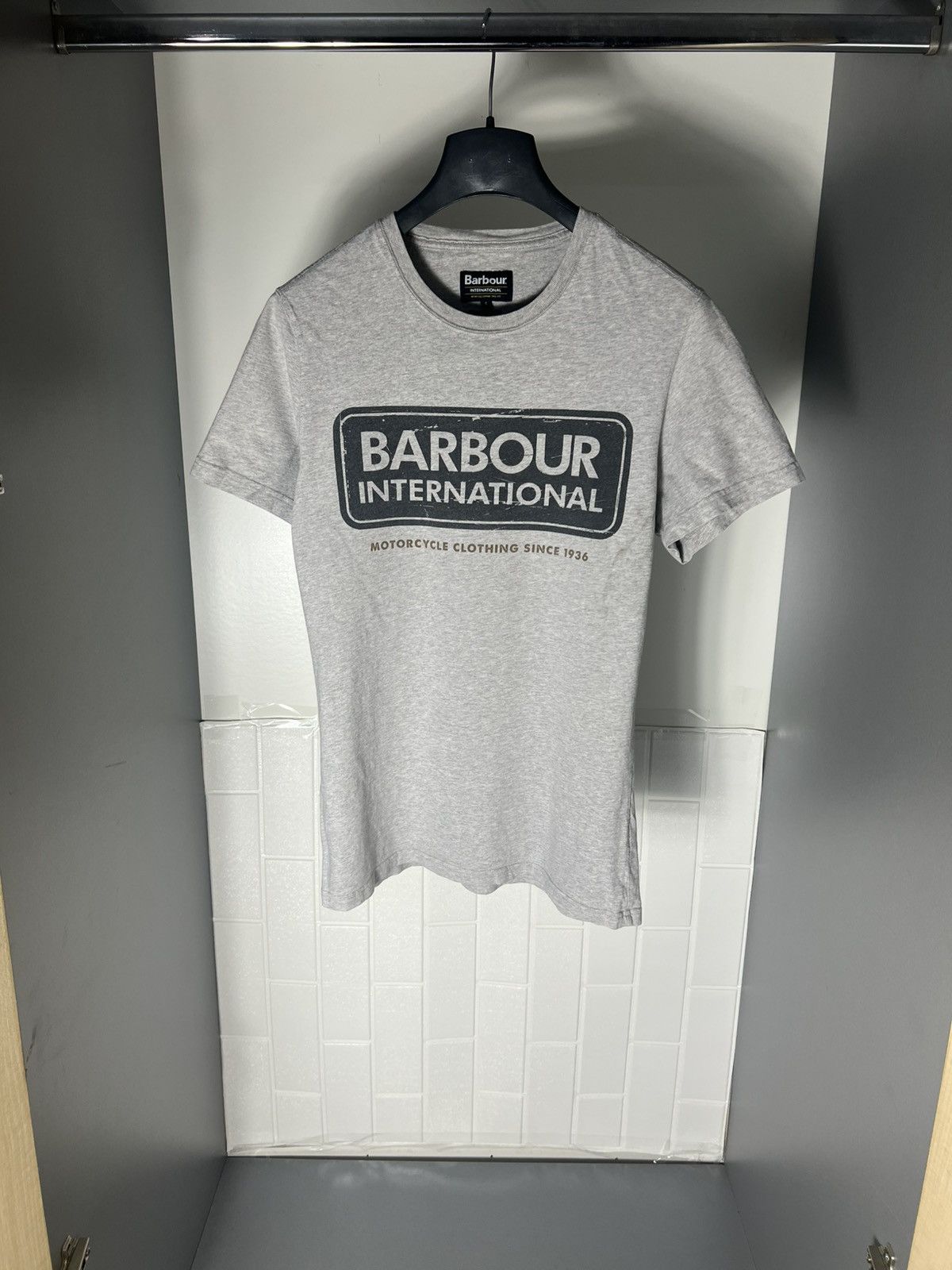 Barbour × Vintage VERY RARE BARBOUR INTERNATIONAL MOTORCYCLE T-SHIRT Y2K 90s Size US S / EU 44-46 / 1 - 1 Thumbnail