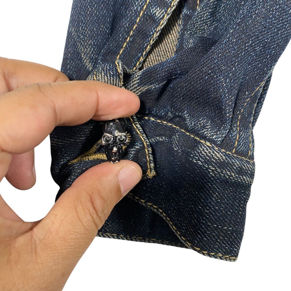 Japanese Brand Vintage Irish Denim Button Jacket Size 3 Blue Colour Size US M / EU 48-50 / 2 - 13 Thumbnail