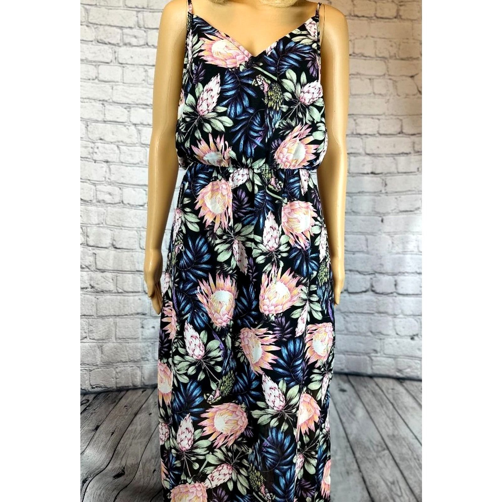 H&M H & M Divided Floral Maxi Dress - 12 Size XL / US 12-14 / IT 48-50 - 8 Thumbnail
