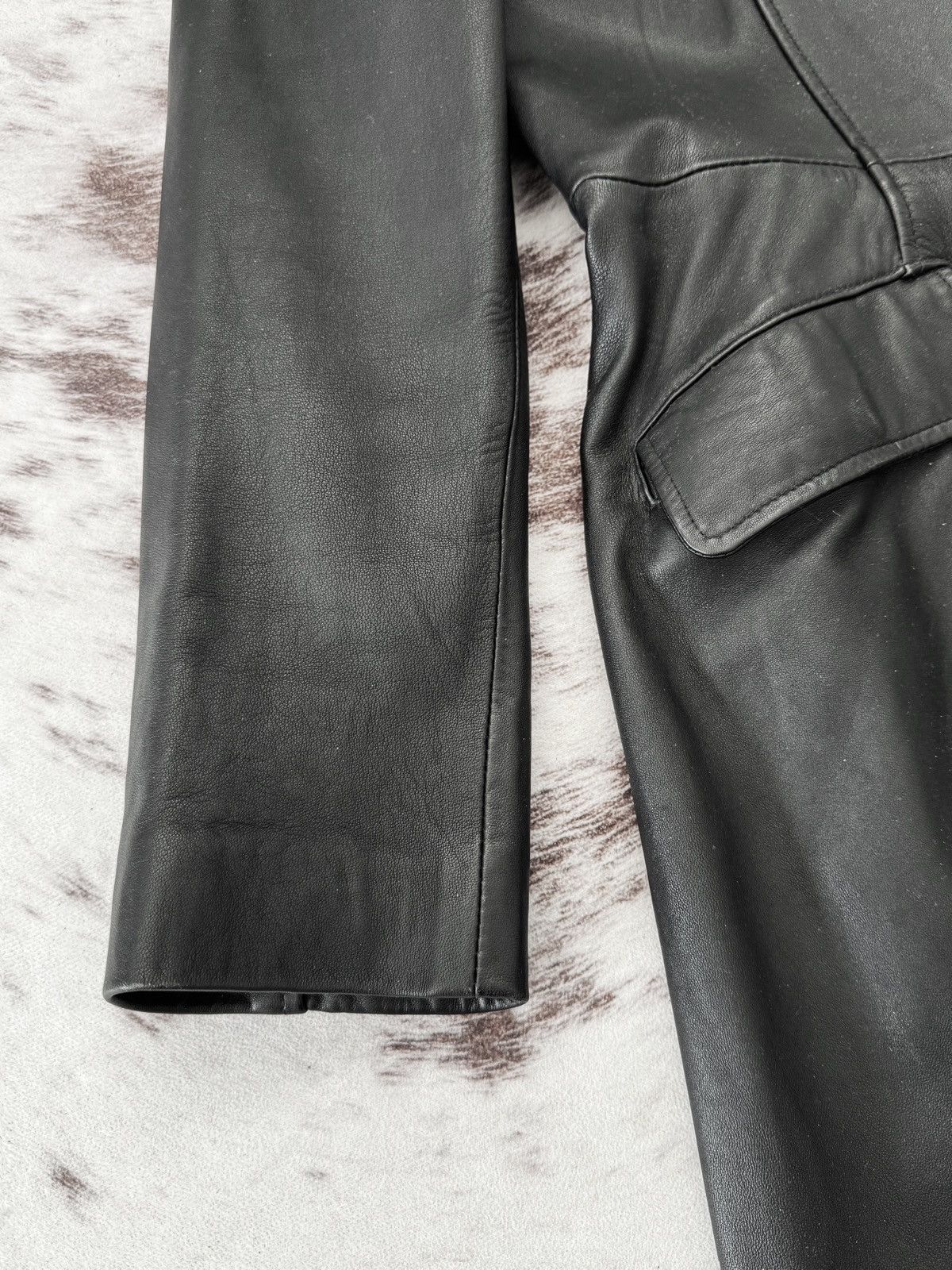 Vintage Iconic super long matrix leather coat Size M / US 6-8 / IT 42-44 - 10 Thumbnail