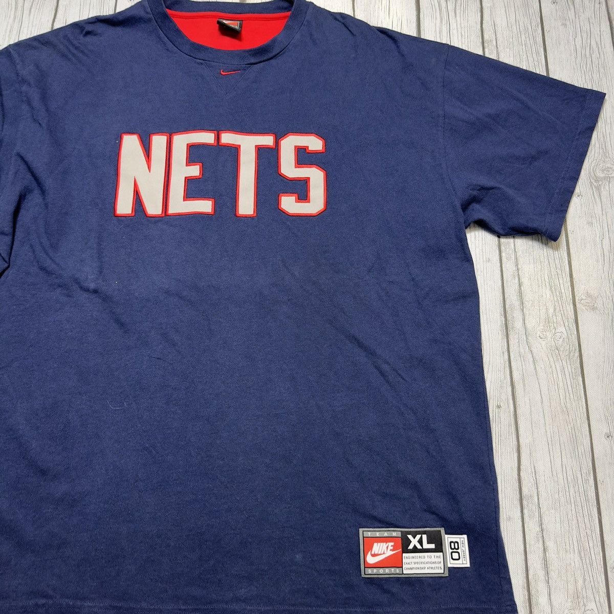 NBA × Nike × Vintage Vintage New Jersey Nets tee Size US XL / EU 56 / 4 - 3 Thumbnail