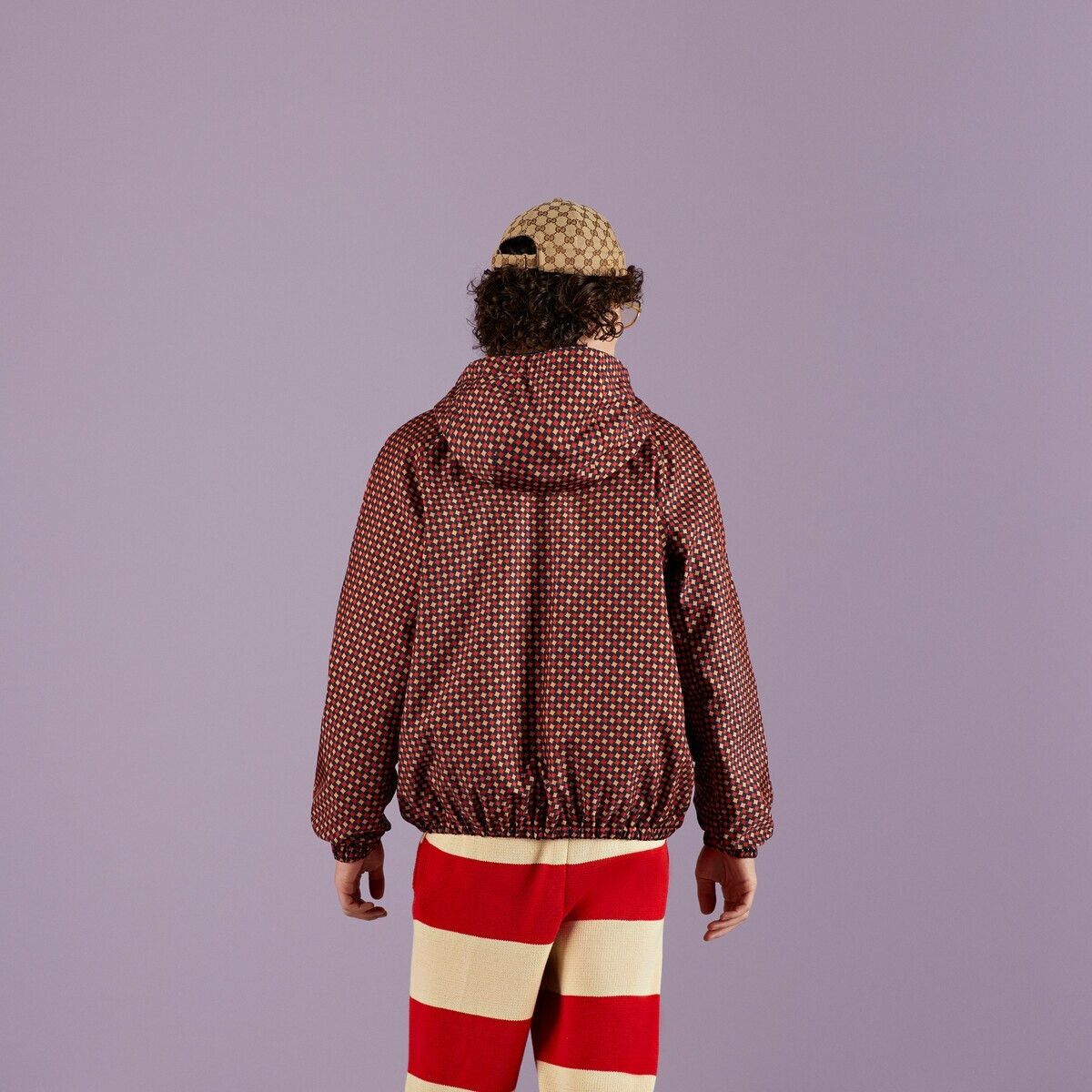 Gucci o1s1wg110225 Geometric Houndstooth Canvas Jacket Multicolor Size US S / EU 44-46 / 1 - 6 Thumbnail