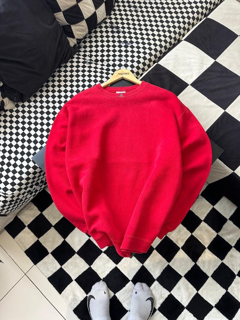Adidas × Vintage VINTAGE ADIDAS CENTER LOGO SWEATSHIRT Size US L / EU 52-54 / 3 - 1 Thumbnail