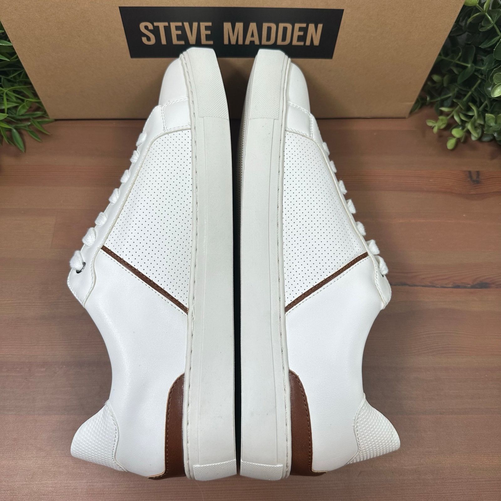 Steve Madden Steve Madden Men’s P-Coopr White Sneakers Size 13 Size US 13 / EU 46 - 8 Thumbnail