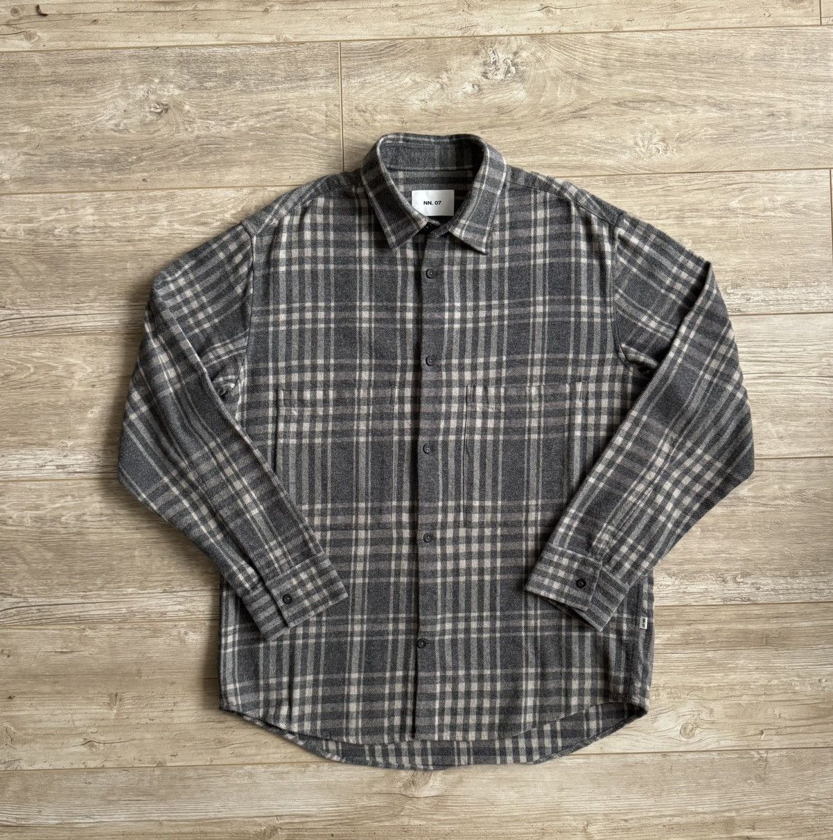 NN07 NN07 Freddy Flannel Overshirt Size US L / EU 52-54 / 3 - 4 Thumbnail
