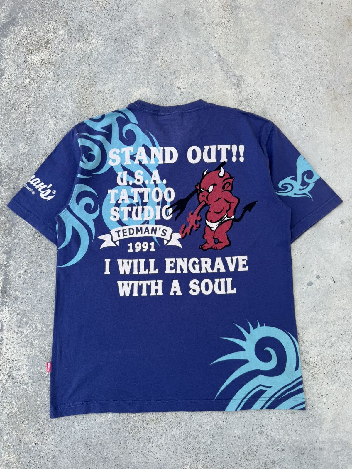 Tedman 2000s Tedman Japanese Tattoos Tees Size US M / EU 48-50 / 2 - 1 Thumbnail