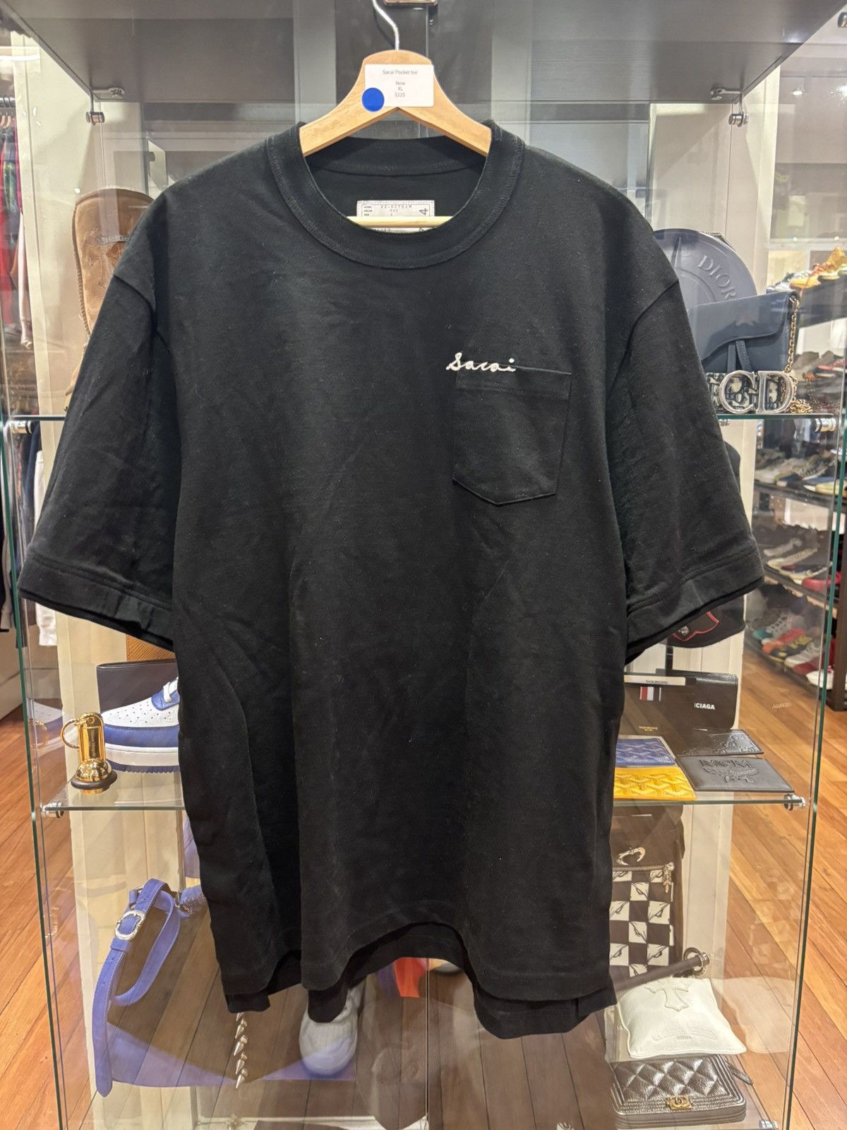 Sacai Sacai Pocket Tee Size US XL / EU 56 / 4 - 1 Thumbnail