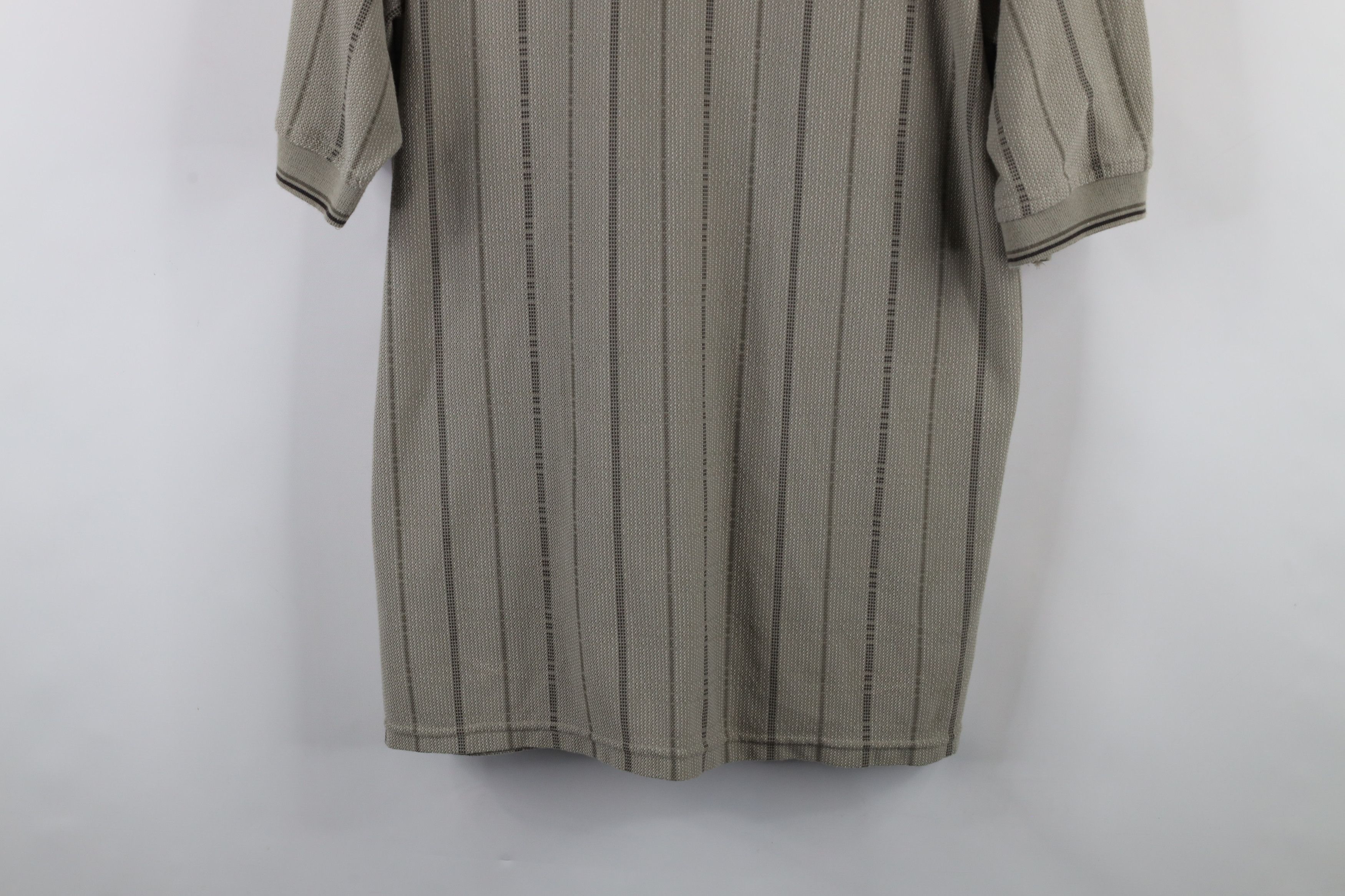 Vintage Vintage 90s Streetwear Knit Collared Golf Polo Shirt Green Size US XL / EU 56 / 4 - 3 Thumbnail