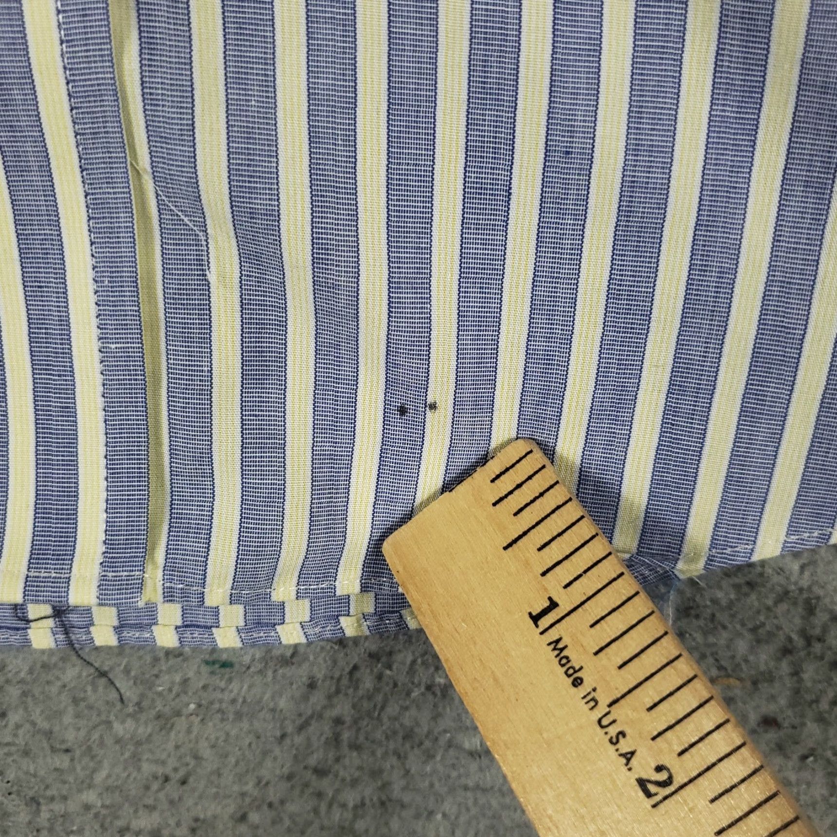 Brooks Brothers Brooks Brothers Dress Shirt Mens 16.5 Blue Striped Long Sleeve Button Down Regular Fit Size 42R - 5 Thumbnail