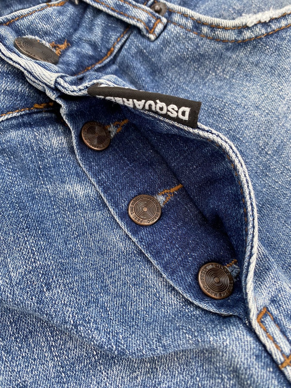 Dsquared2 Rare Dsquared2 Jeans Distressed Skinny Fit Made in Italy Size US 33 - 15 Thumbnail