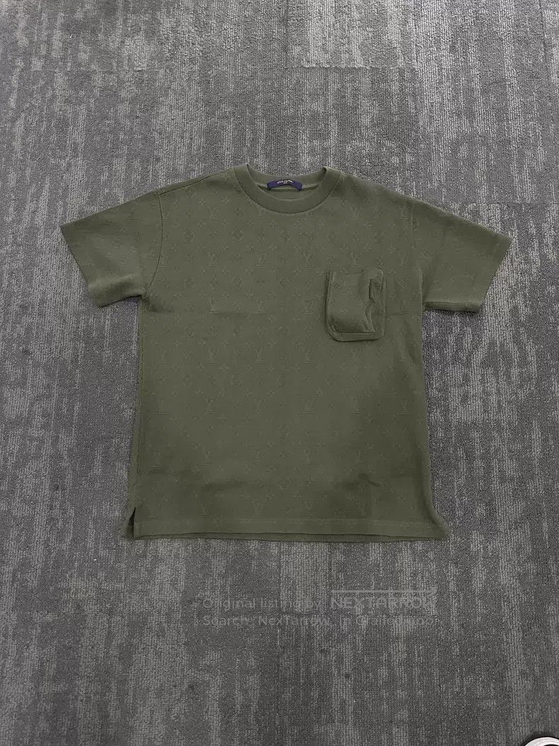 Louis Vuitton Louis Vuitton Green short-sleeved T-shirt Size US S / EU 44-46 / 1 - 1 Thumbnail