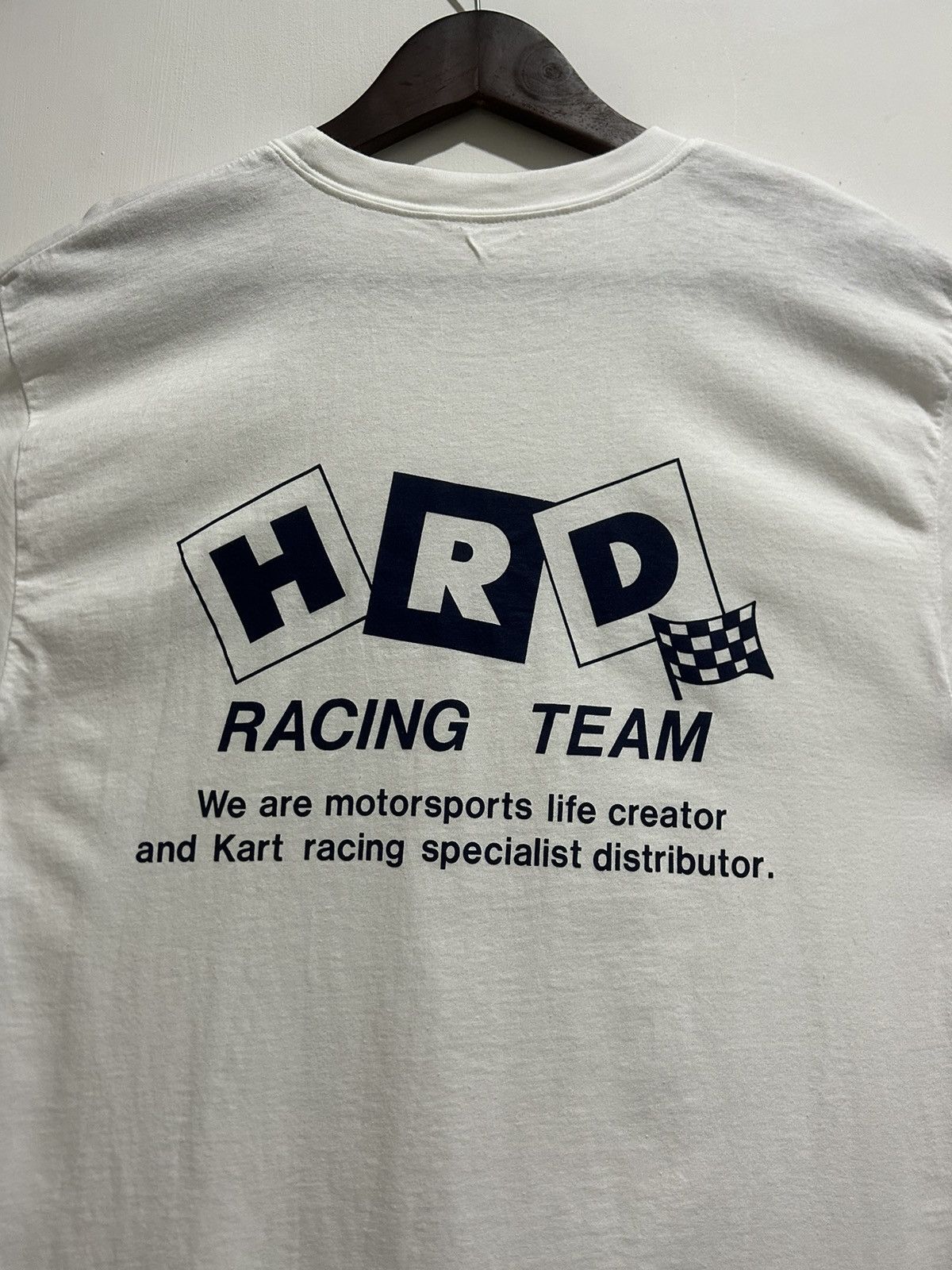 Vintage Vintage 1990s HRD Racing Team Motorsports Tshirt Size US M / EU 48-50 / 2 - 1 Thumbnail