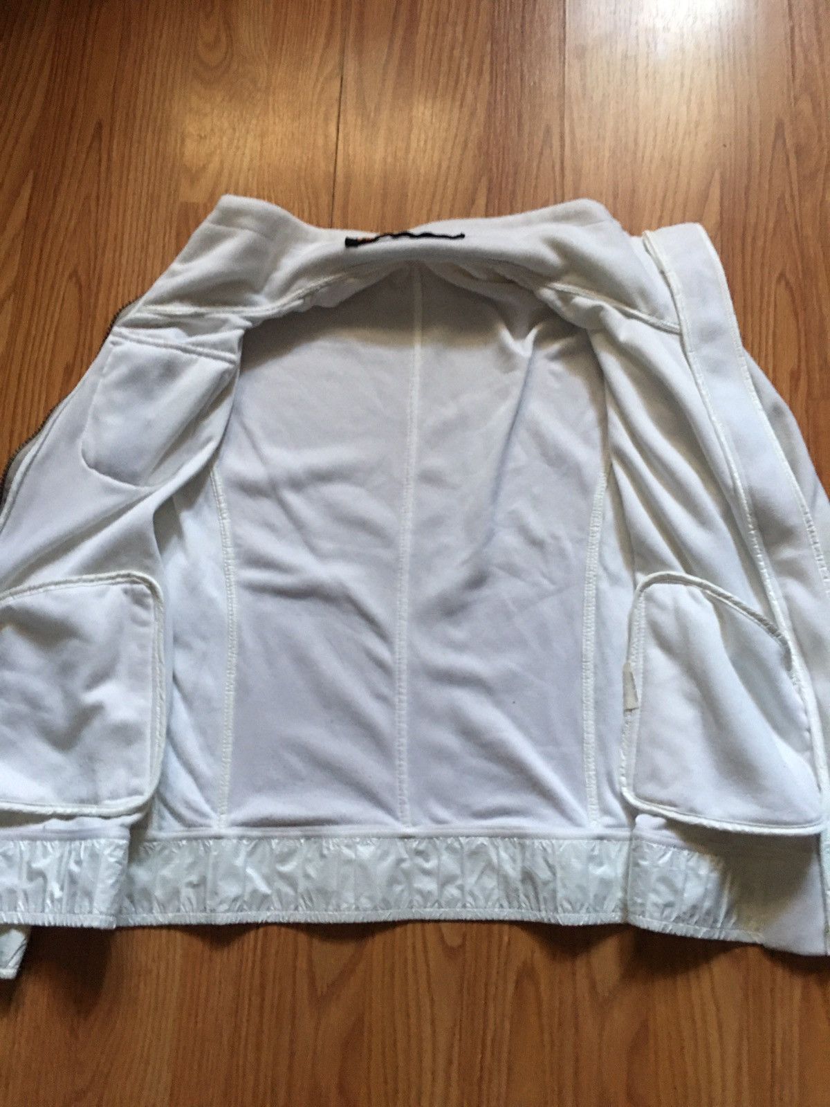 Frauenschuh FRAUENSCHUH White Fleece Zip Hooded Jacket Womens Size S / US 4 / IT 40 - 9 Thumbnail