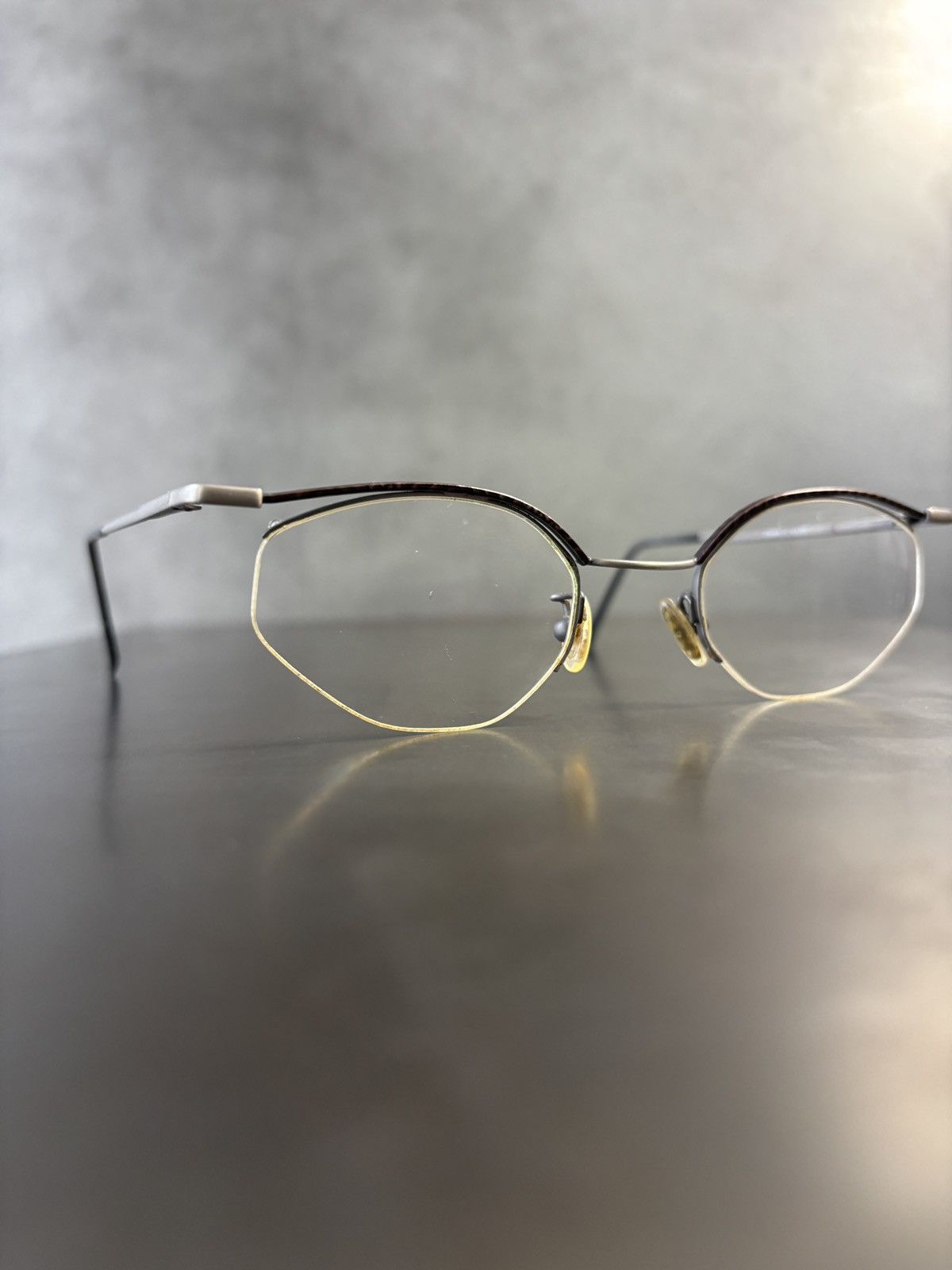 Designer iMAGO Cavea Eyeglasses Frames Neostyle Half Rim 1980s Style Size ONE SIZE - 1 Thumbnail