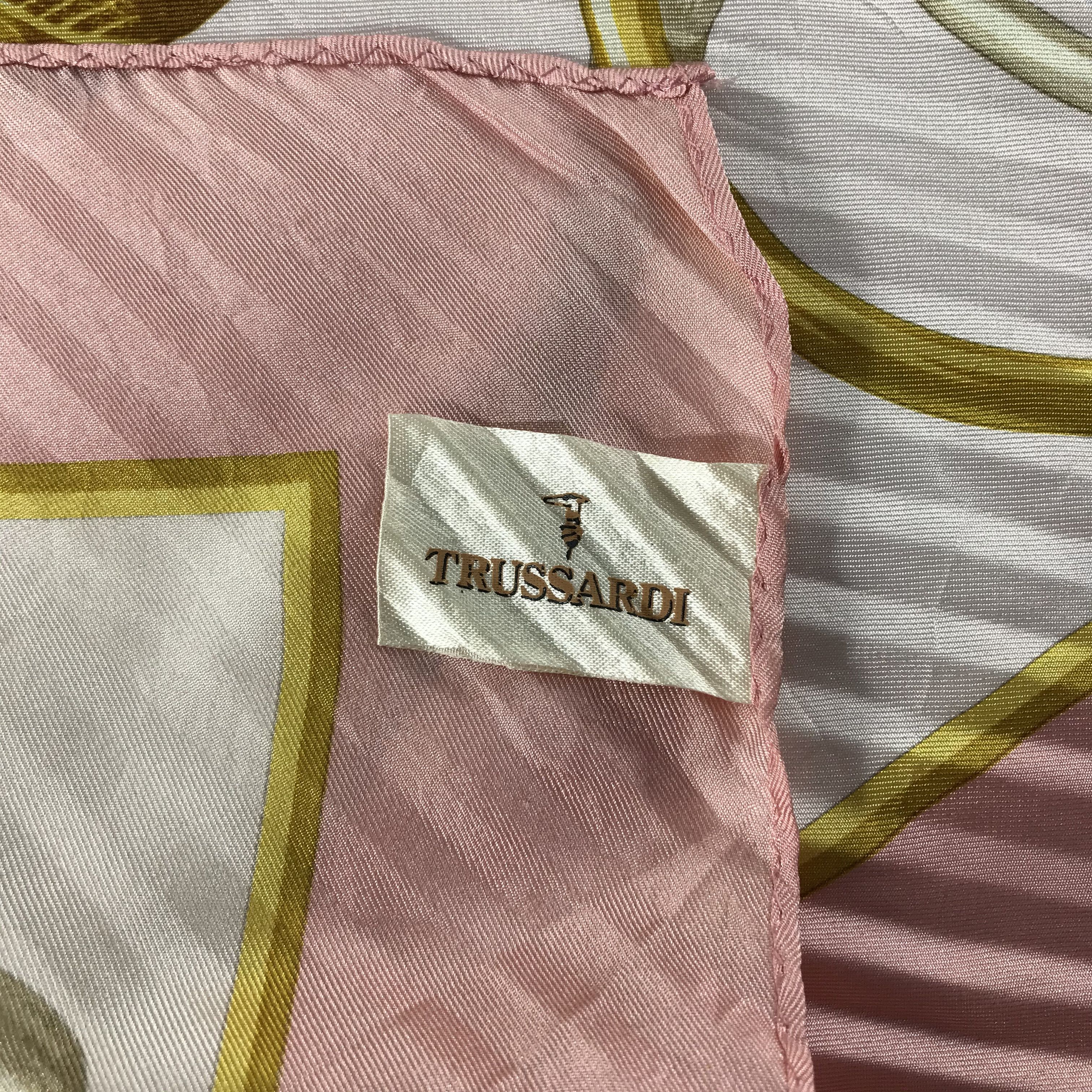 Trussardi Vintage Trussardi Silk Scarf Size ONE SIZE - 5 Thumbnail