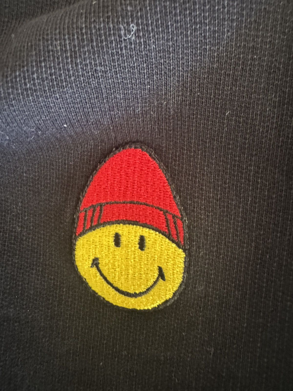 AMI AMI Alexandre Mattiussi Black Smiley Patch Sweater Size S Size US S / EU 44-46 / 1 - 5 Thumbnail