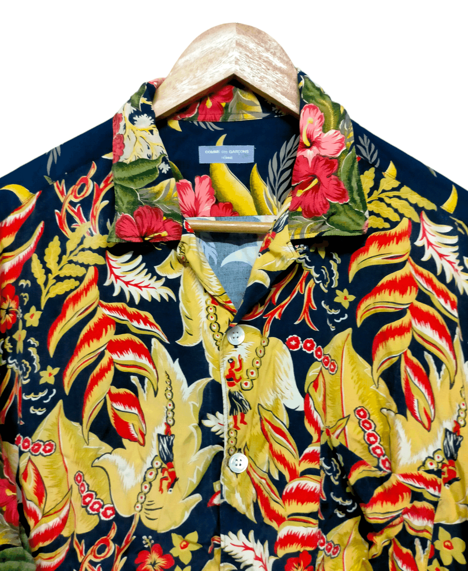 Comme des Garcons Comme des Garcons Hawaiian 100 Rayon Buton ups Size US L / EU 52-54 / 3 - 4 Thumbnail