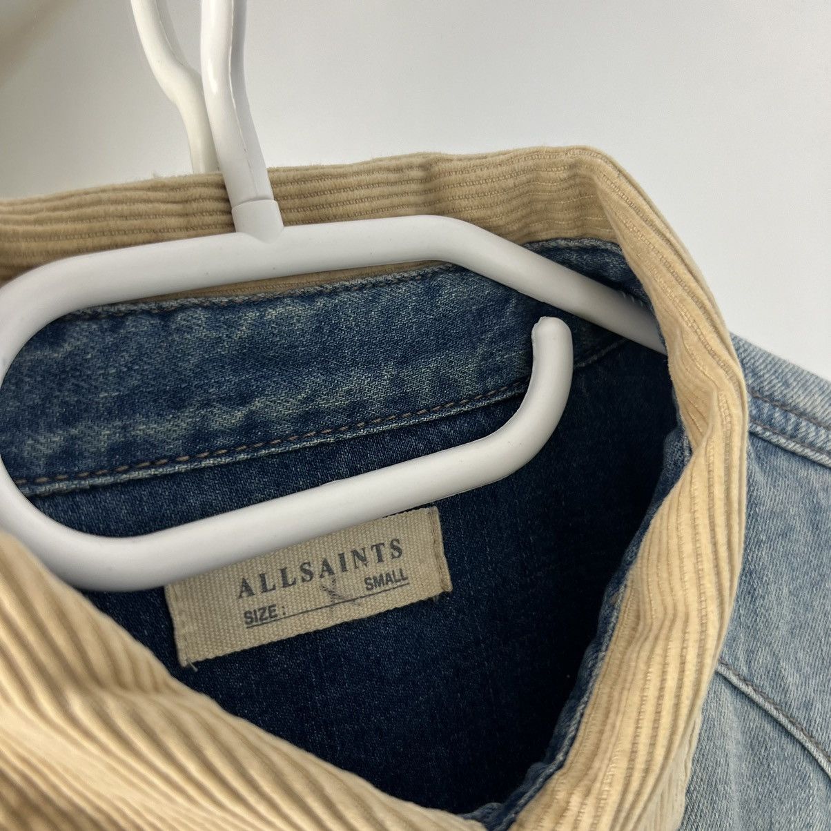 Allsaints Luxury Allsaints Button Up Denim Shirt Old Money Style Size US S / EU 44-46 / 1 - 3 Thumbnail