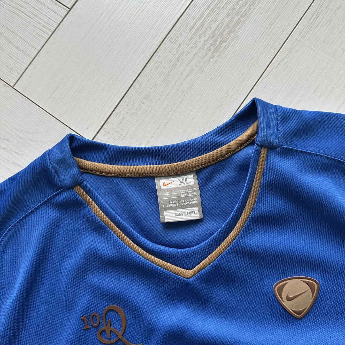 Nike Vintage 00s Nike x Ronaldinho 10 football training jersey Size US S / EU 44-46 / 1 - 7 Thumbnail