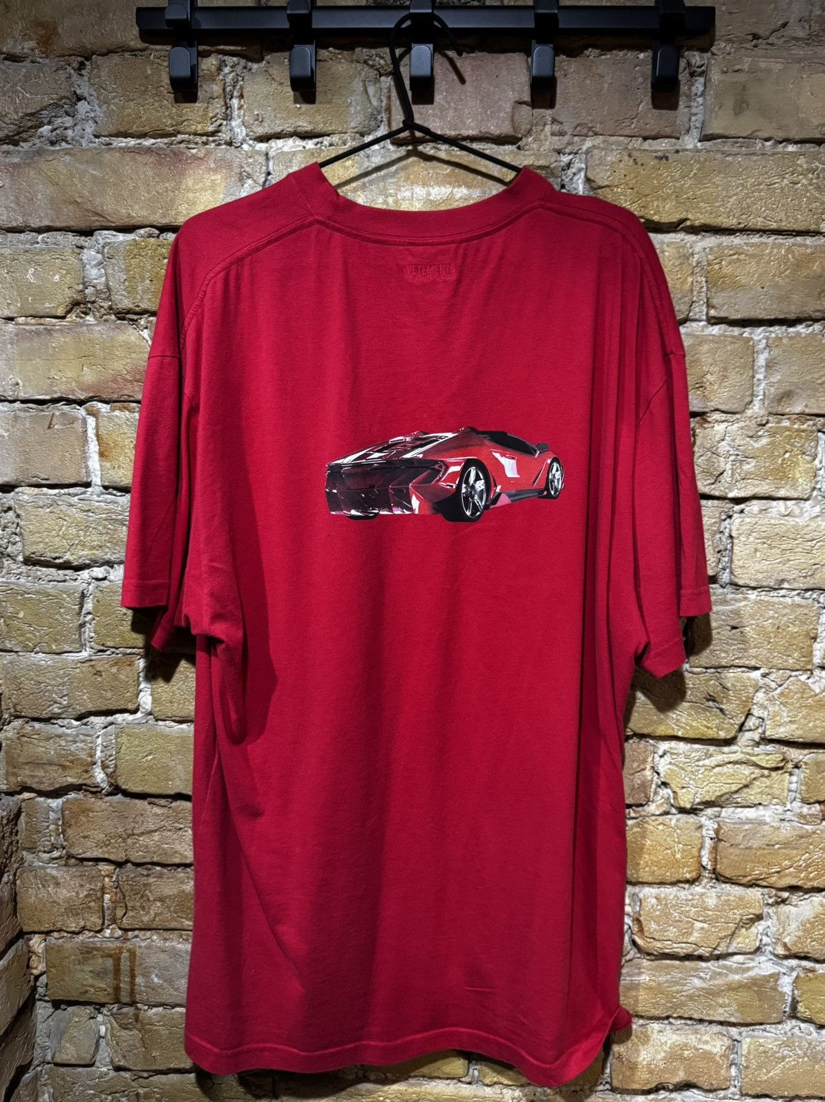Vetements vetements red lamborghini t shirt Size US M / EU 48-50 / 2 - 3 Thumbnail