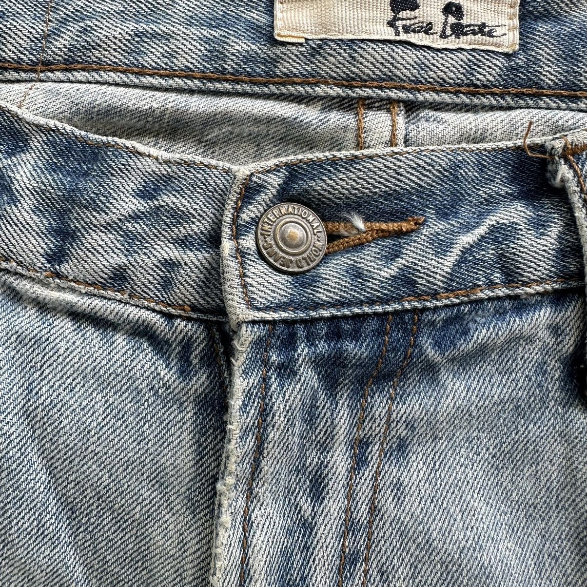 Japanese Brand Vintage Japanese Distressed Faded Denim Jean Pant W33 Size US 33 - 4 Thumbnail