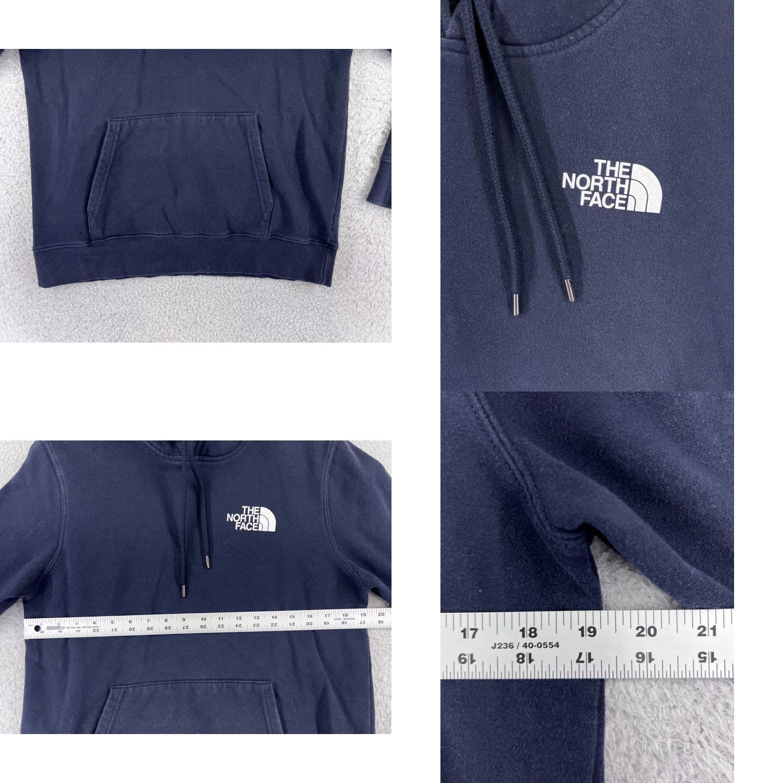 The North Face The North Face Hoodie Womens M Blue Logo Pocket Sweatshirt Cotton Blend Pullover Long Sleeve Crew Neck Size M / US 6-8 / IT 42-44 - 8 Thumbnail