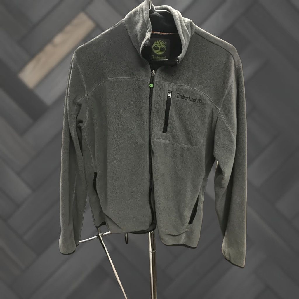 Timberland Timberland Jacket Mens M Gray Fleece Full Zip Long Sleeve 3 Pocket Overcoat Size US M / EU 48-50 / 2 - 1 Thumbnail