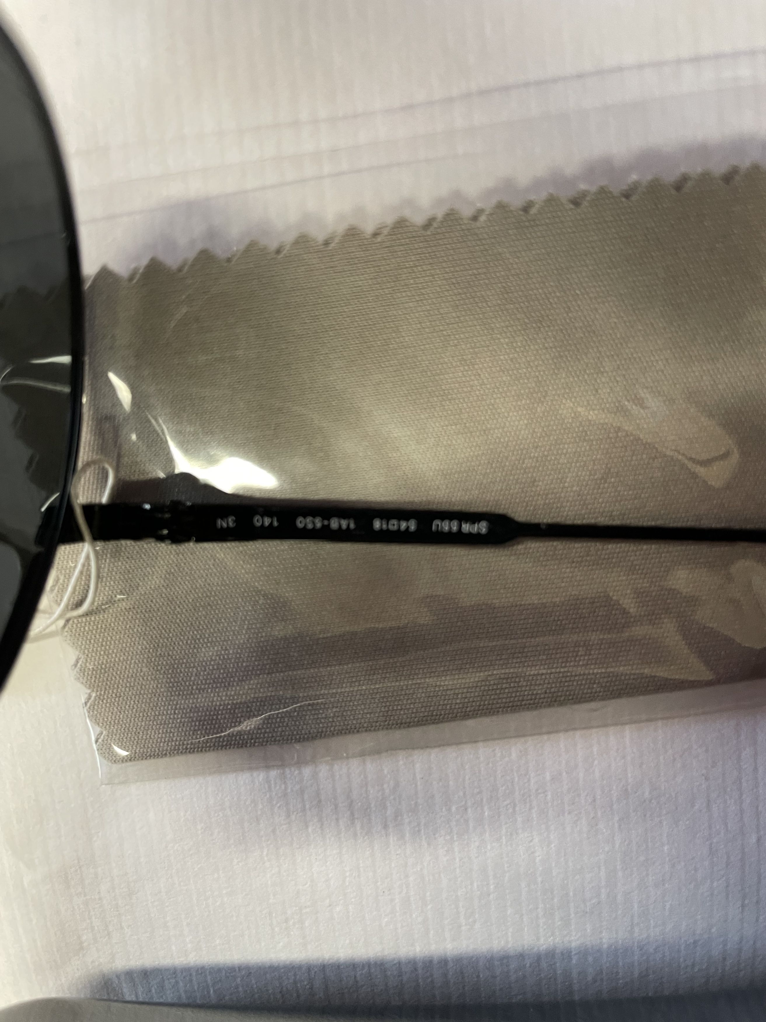 Prada Prada SPR 55U 1AB-5S0 Black/Dark Gray Lens Sunglasses Size ONE SIZE - 9 Thumbnail