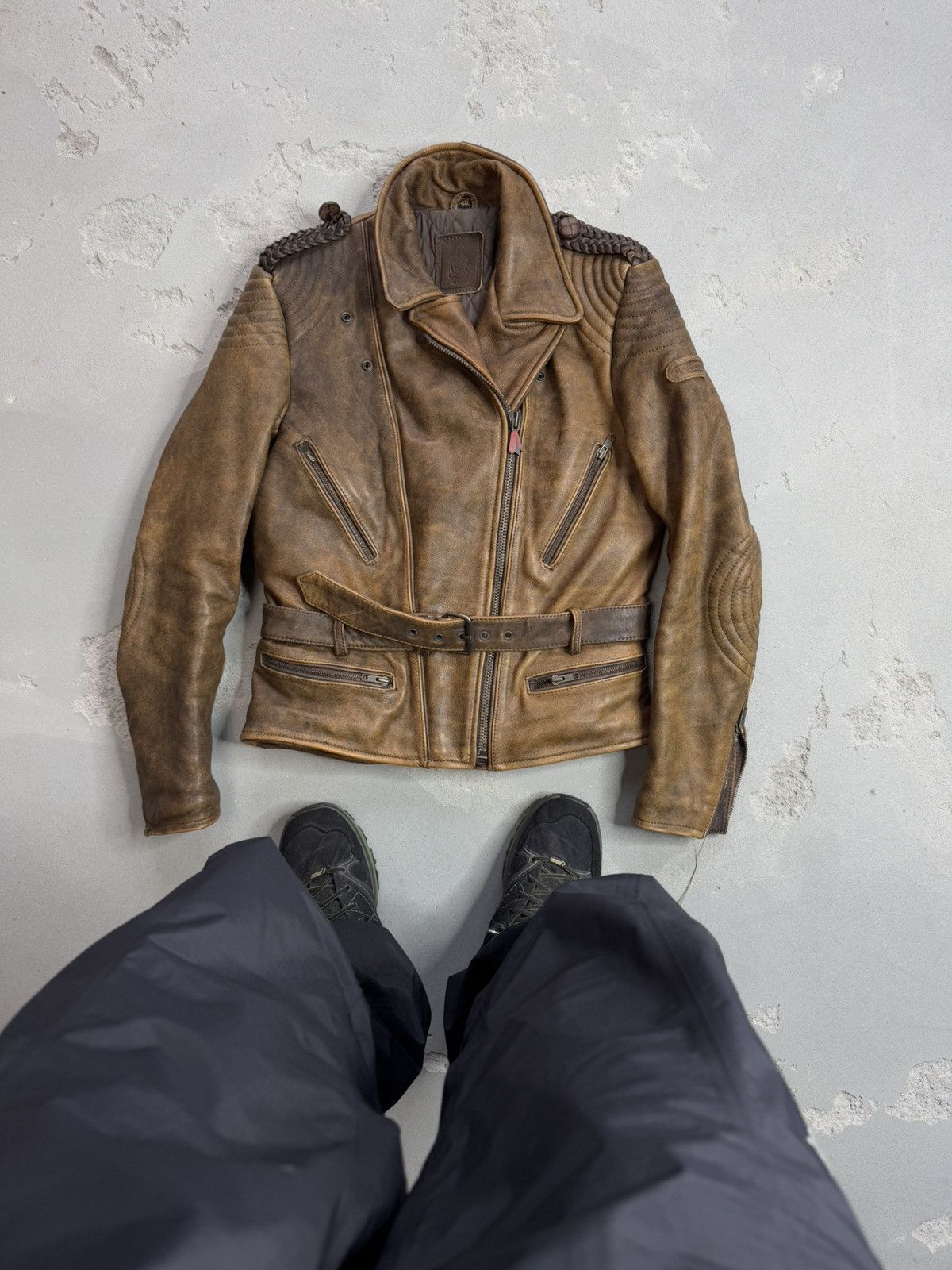 Hein Gericke × Vintage Hein Gericke vintage Leather moto racing jacket Size M / US 6-8 / IT 42-44 - 1 Thumbnail