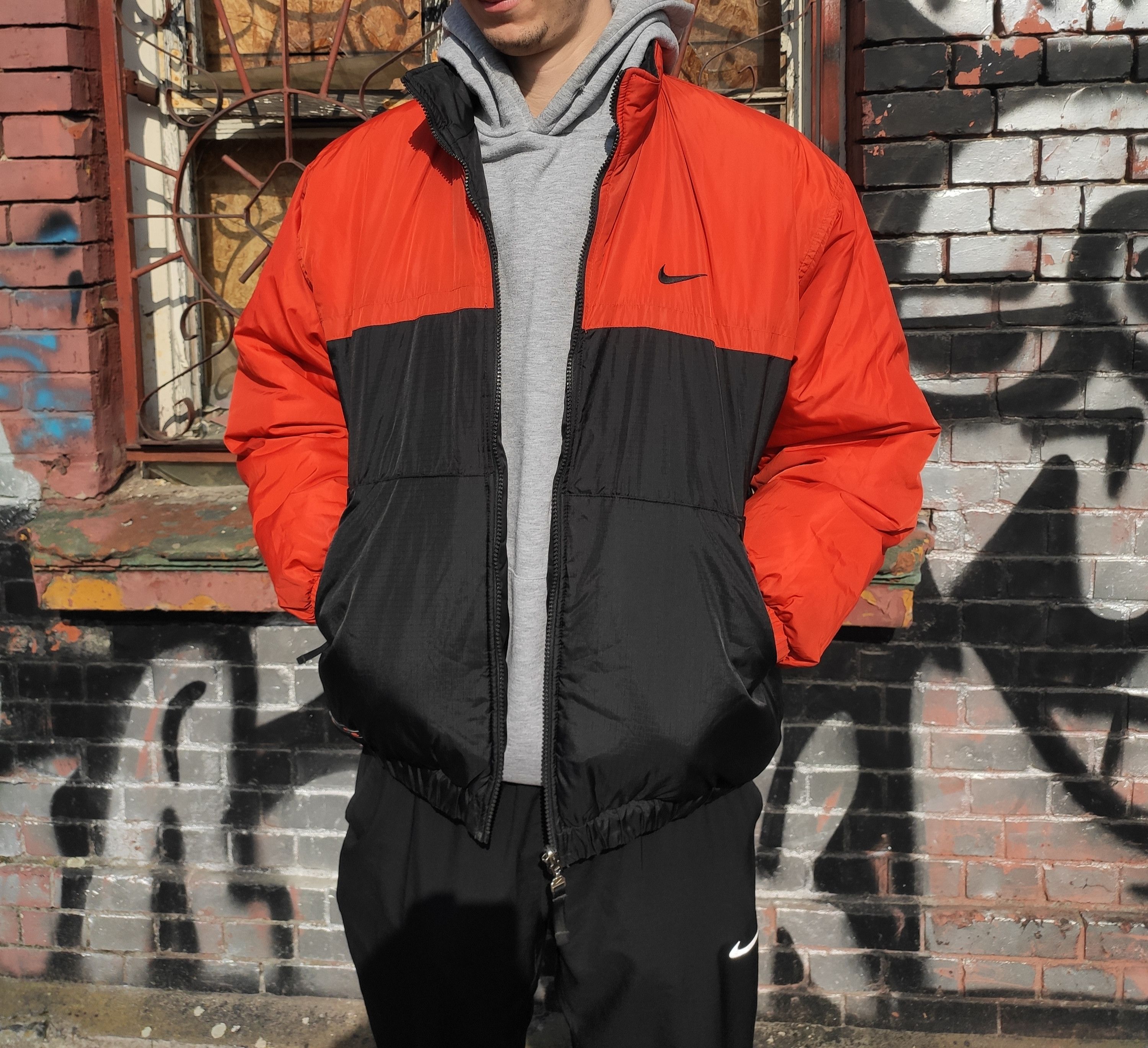 Nike × Vintage Nike Reversible Vintage Down Jacket Size US M / EU 48-50 / 2 - 5 Thumbnail
