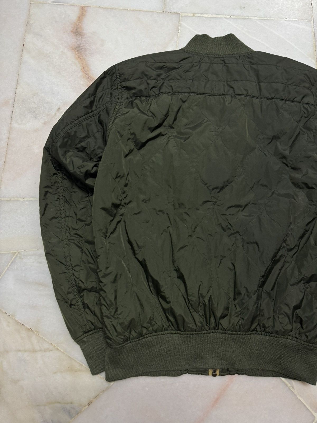 Diesel 💥VINTAGE Y2K DIESEL-CO OLIVE GREEN MILITARY DISTRESS BOMBERS Size US S / EU 44-46 / 1 - 21 Thumbnail