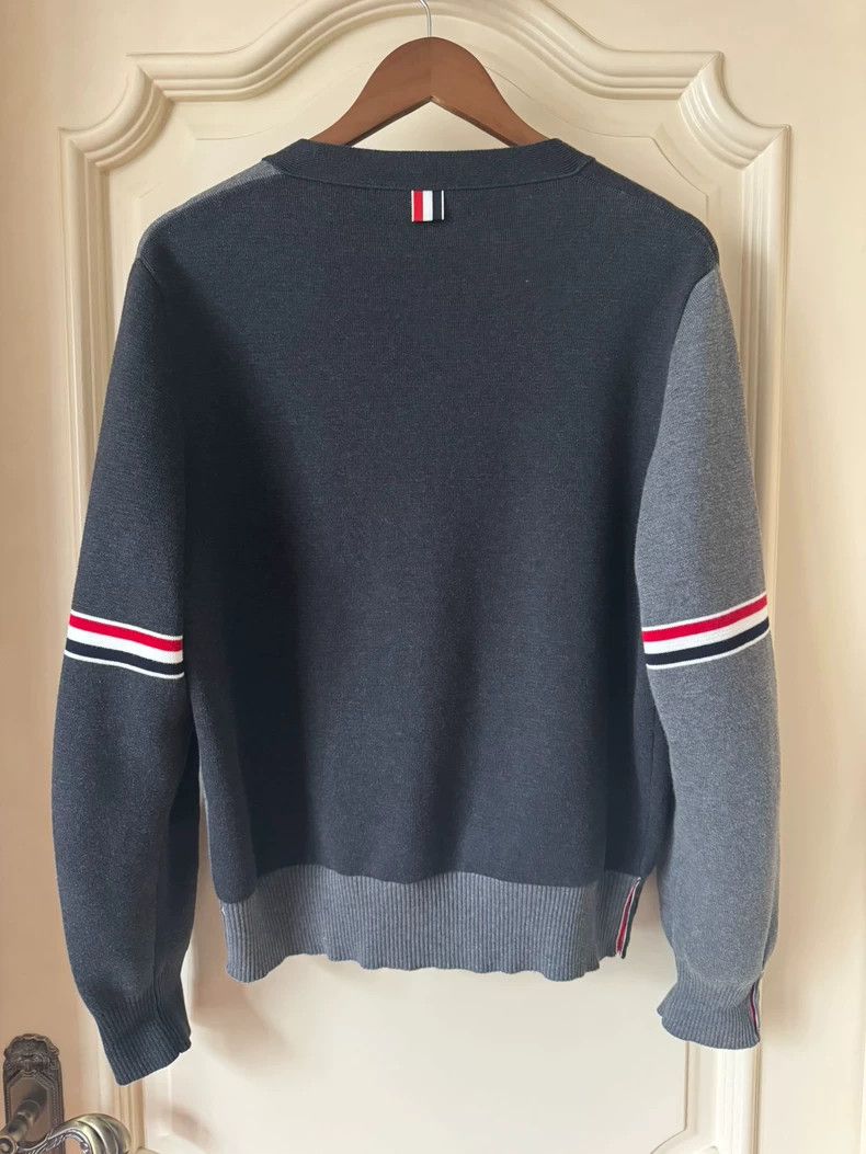 Thom Browne Thom Browne Gray cotton cardigan Size US L / EU 52-54 / 3 - 2 Thumbnail