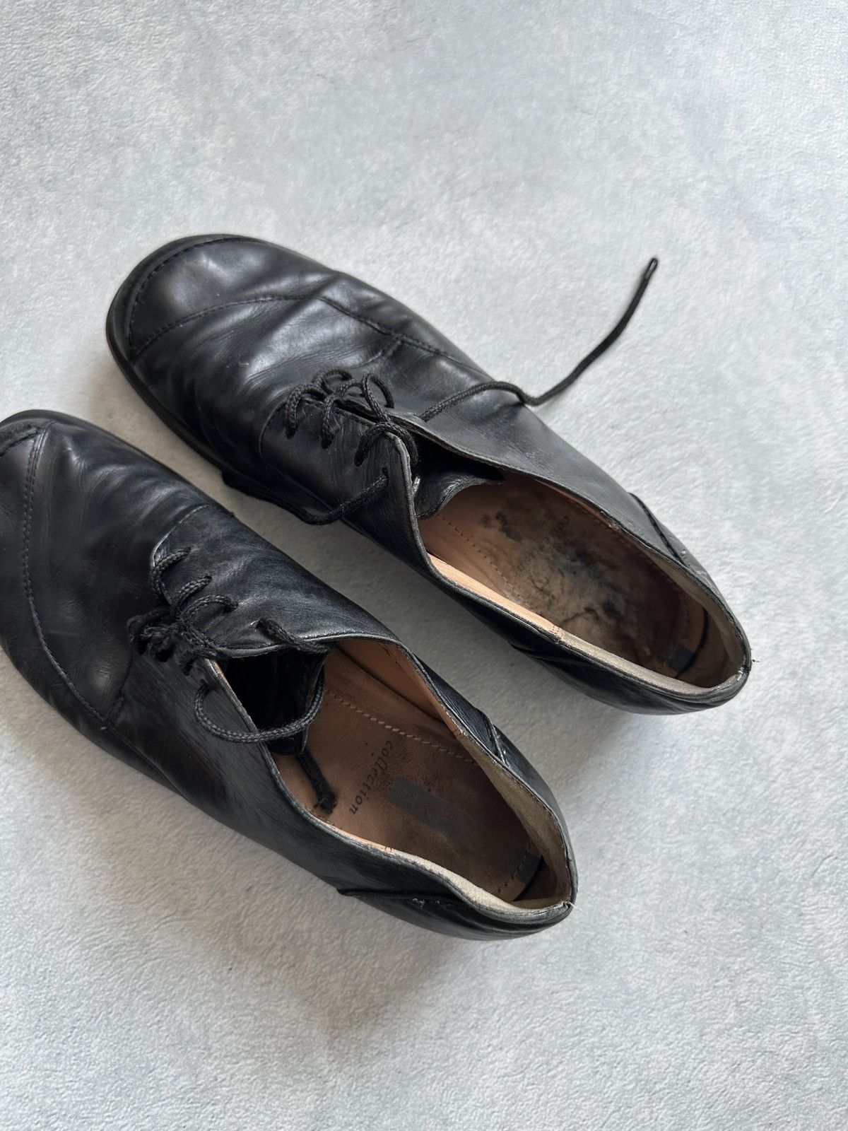 Japanese Brand Avant Garde Japanese Style Leather Shoes Asymmetrical Heels Size US 7.5 / EU 40-41 - 4 Thumbnail