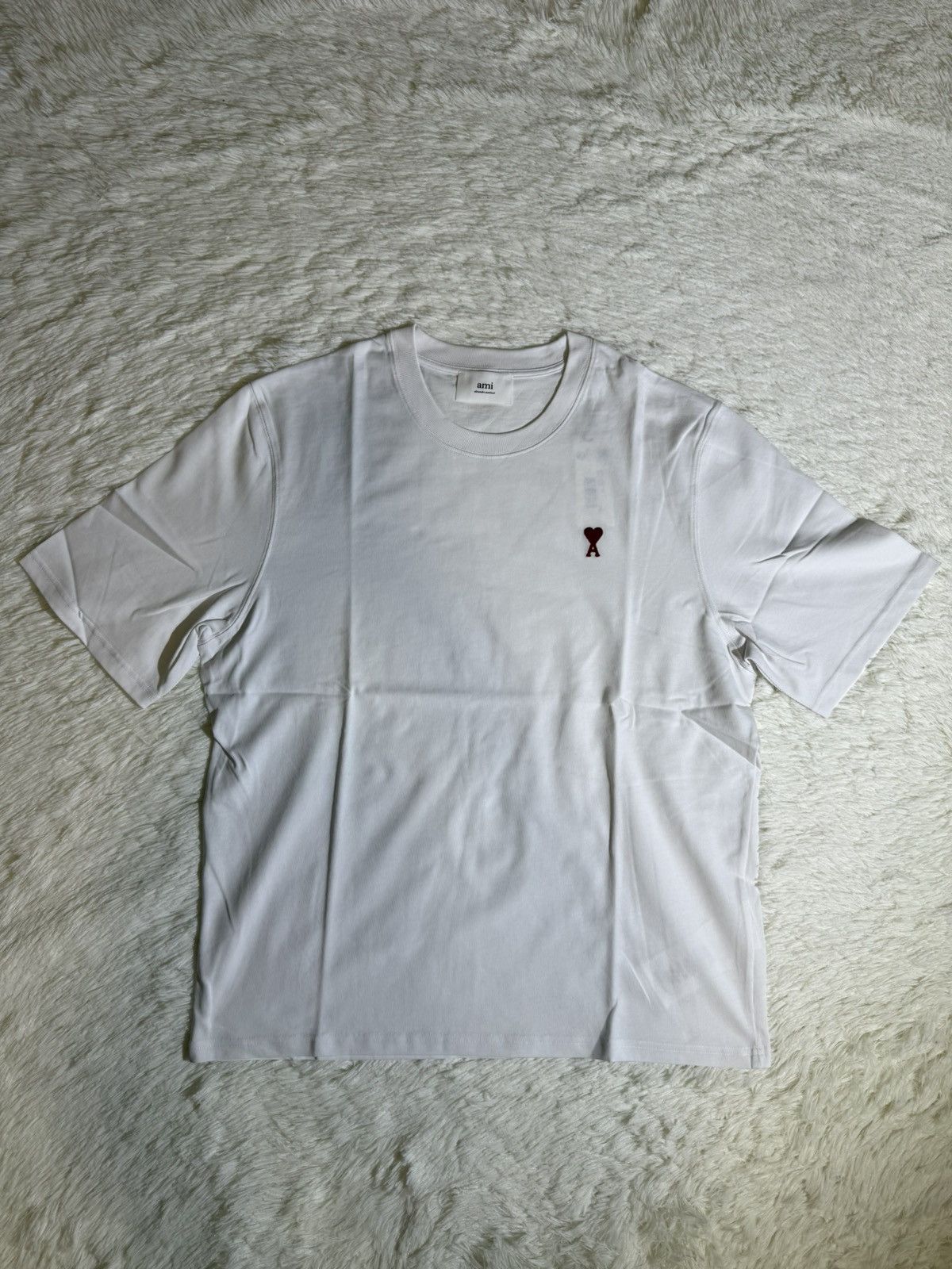 AMI Ami white t shirt Size US L / EU 52-54 / 3 - 2 Thumbnail