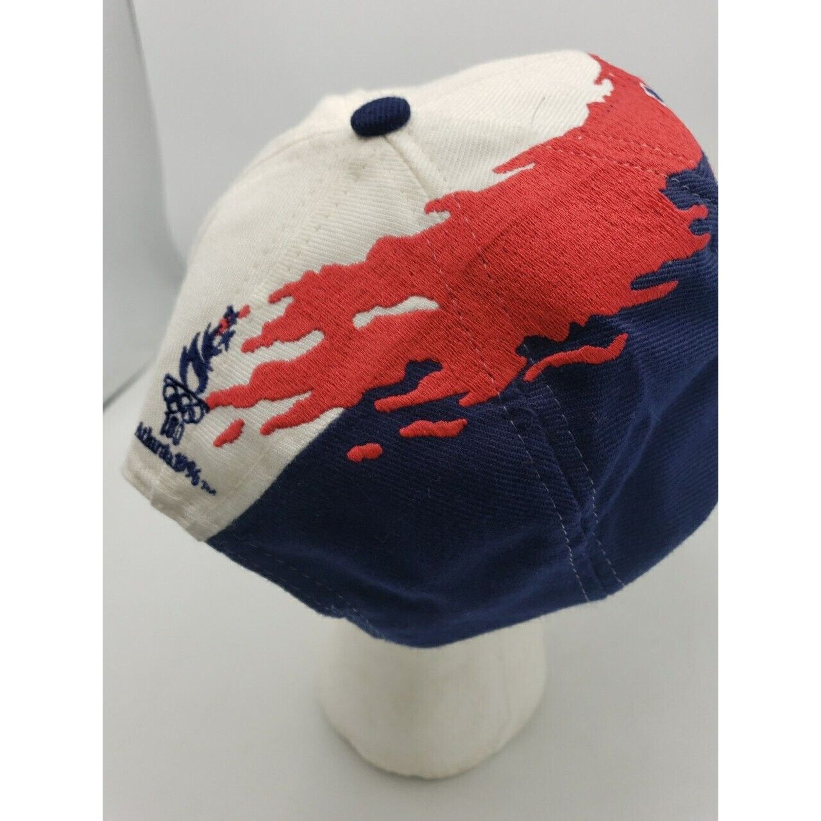 Logo Athletic 1996 Atlanta Olympics 90s USA Splash Logo7 Snapback Ball Cap Size ONE SIZE - 12 Thumbnail