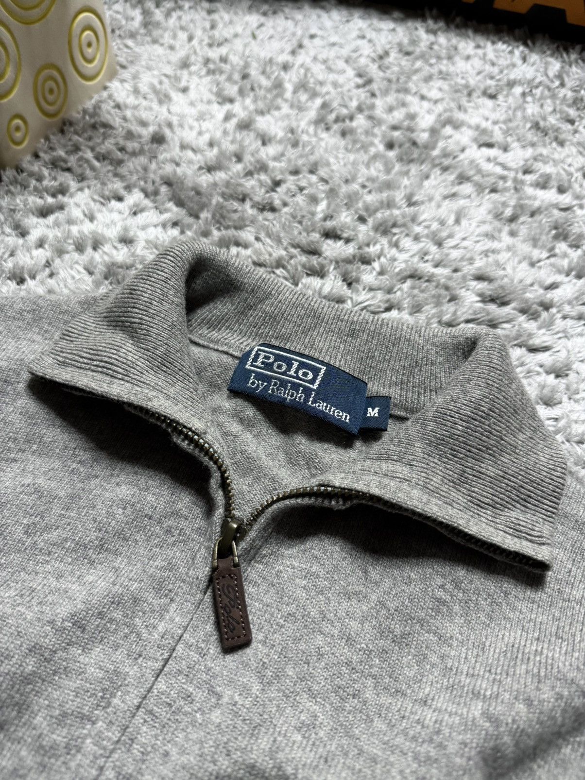 Polo Ralph Lauren 0Os Vintage Ralph Lauren 1/4 zip Luxury Sweatshirt Logo Rare Size US M / EU 48-50 / 2 - 3 Thumbnail