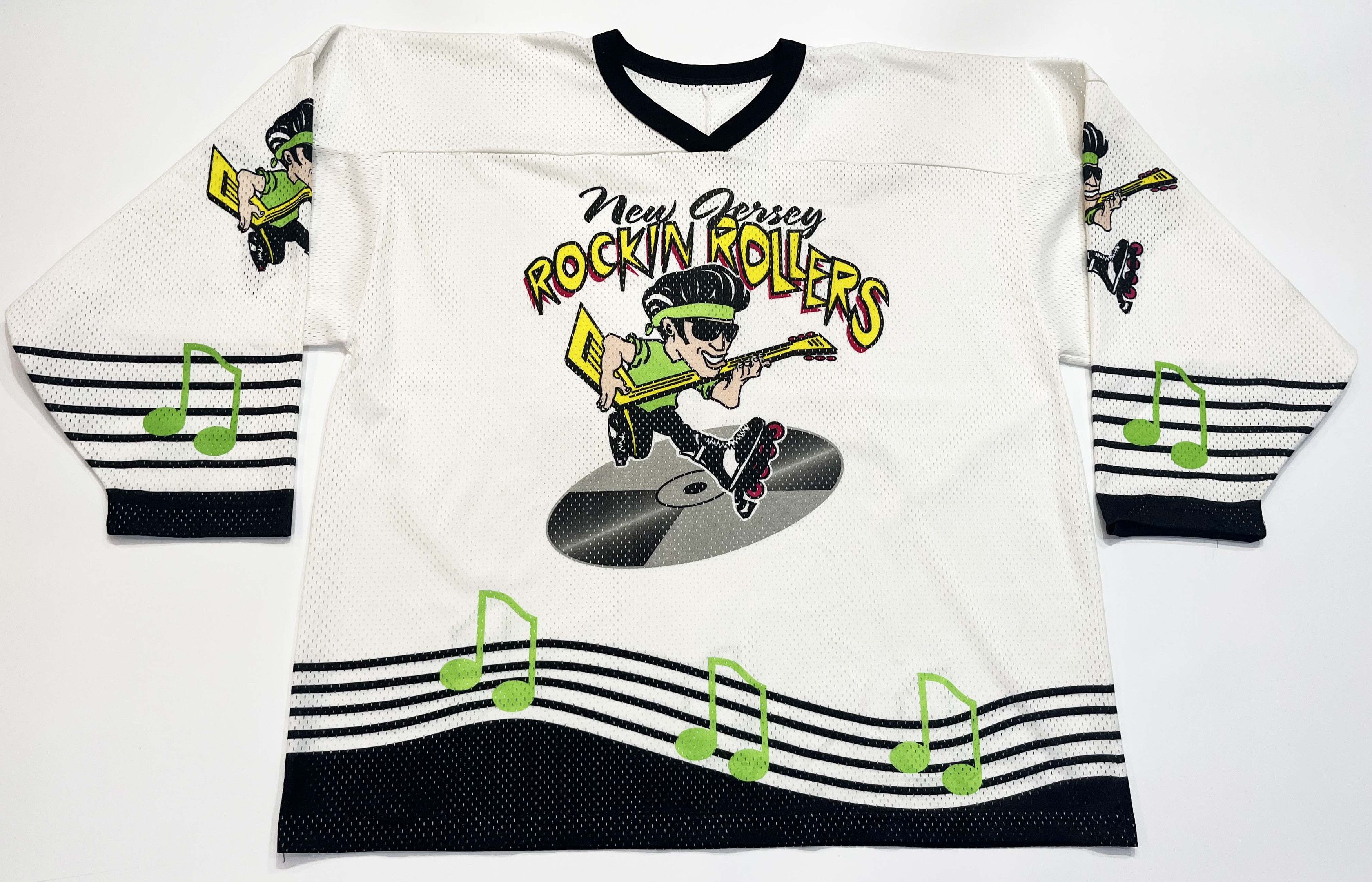 Ccm Vtg CCM New Jersey Rockin Rollers RHI Inline Hockey Jersey Size US XXL / EU 58 / 5 - 1 Thumbnail