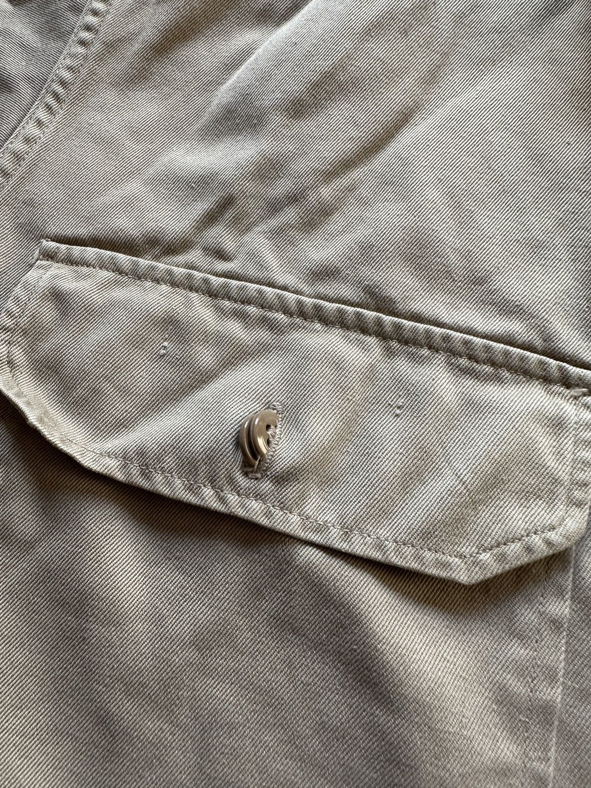 Vintage Vintage 60s US Military Sateen Short Sleeve Button Up Shirt Size US M / EU 48-50 / 2 - 3 Thumbnail