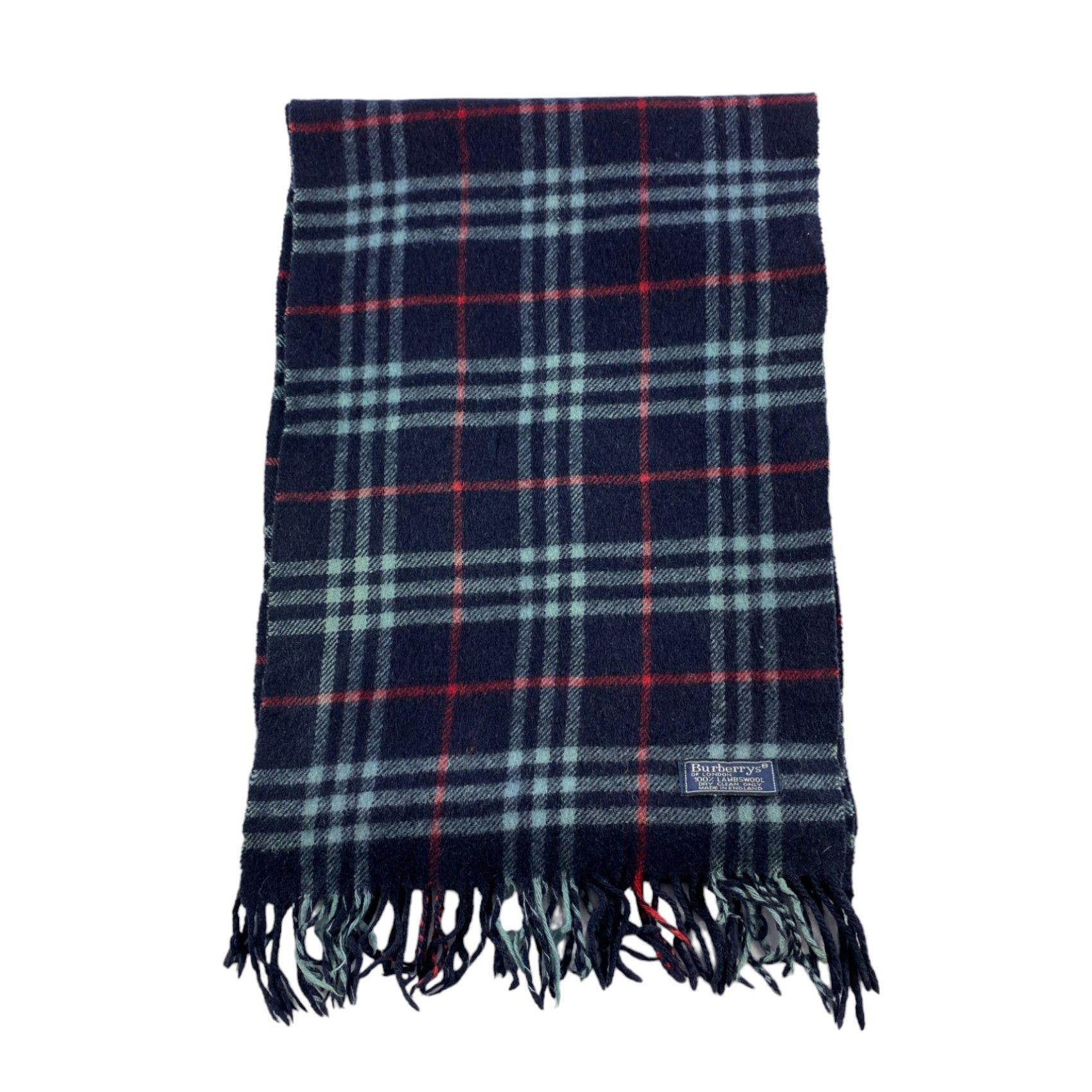 Burberry × Vintage Burberry Scarf / Muffler / Neckwear - WW1071 Size ONE SIZE - 2 Thumbnail