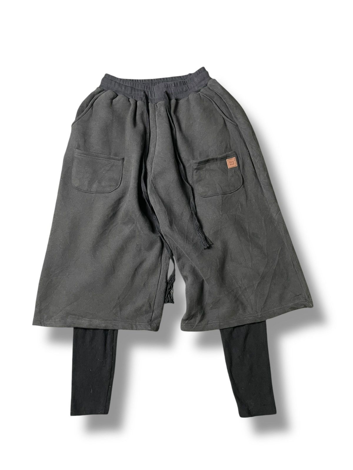 Handmade × Japanese Brand × Vintage HANDMADE Cotton Shorts with Inner Legging (100) Size US 26 / EU 42 - 1 Thumbnail
