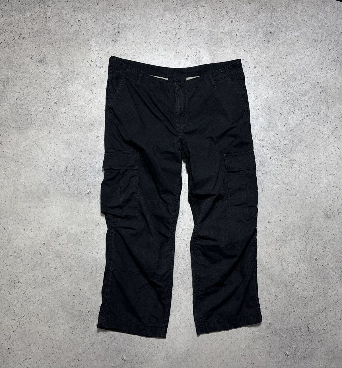Carhartt Carhartt Black Cargo Pants Size 40x32 Size US 36 / EU 52 - 2 Thumbnail