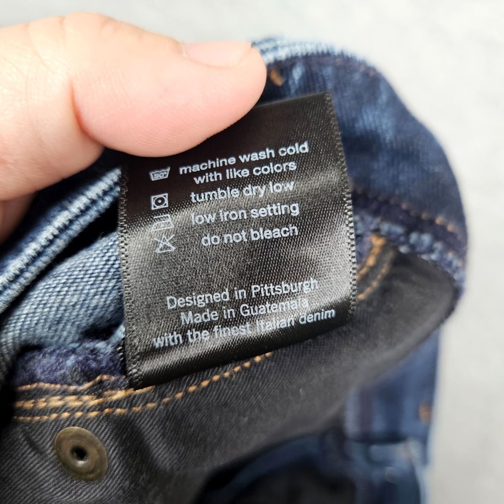 Denime Revtown Sharp Decade Denim Jeans Dark Wash Casual Size 30X29 Men's Size US 30 / EU 46 - 4 Thumbnail