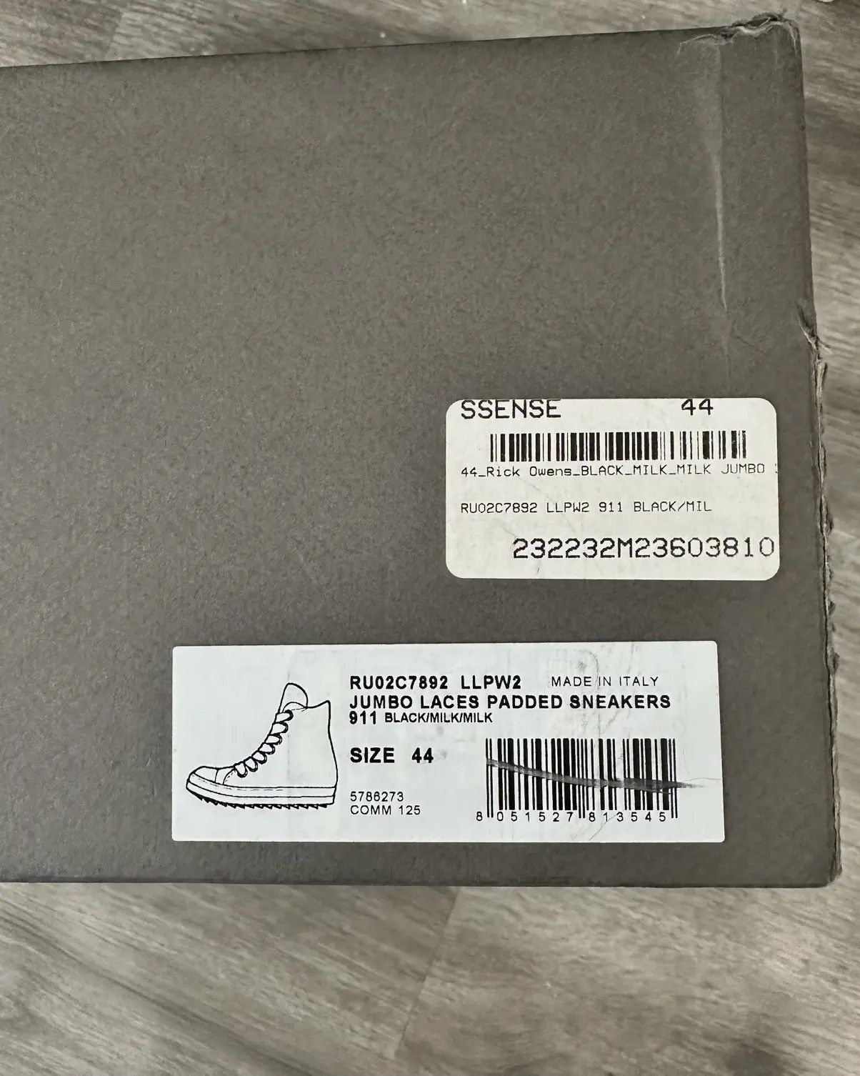 Rick Owens Rick Owens Jumbo Lace Padded Ramones High Size US 10.5 / EU 43-44 - 17 Thumbnail